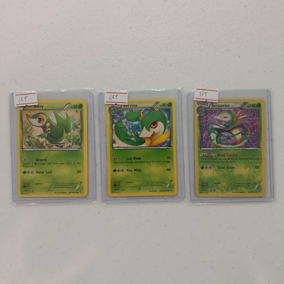 2012 Pokemon Company Black & White Radiant Collection Snivy #RC1/RC25