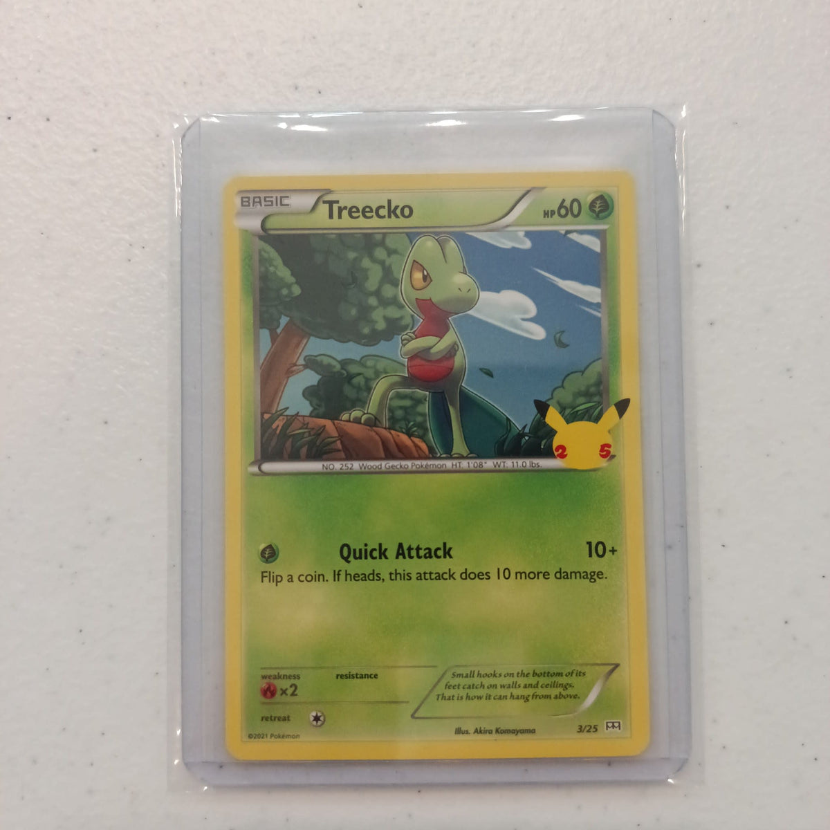 2021 Pokemon Company Celebrations Treecko #3/25