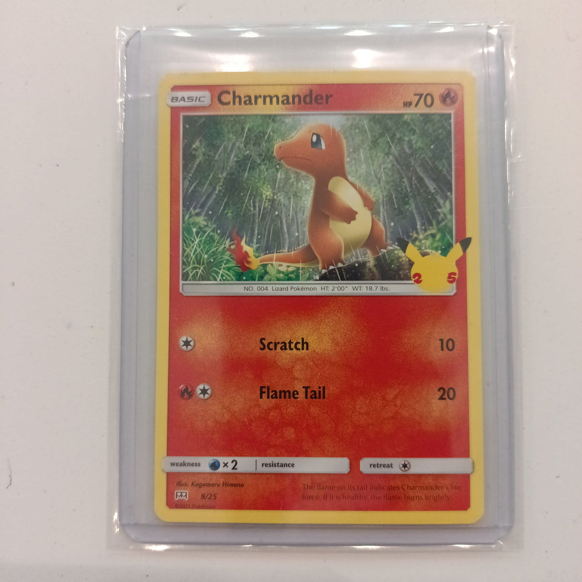 2021 Pokemon Company Celebrations Charmander #9/25