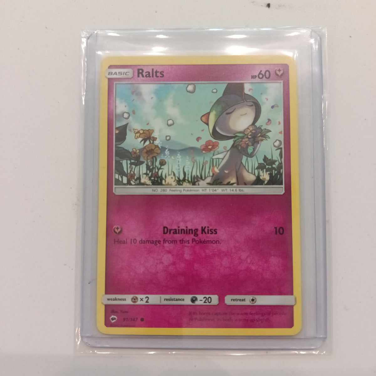 2023 Pokemon Company Scarlet and Violet Ralts #280 PSA 8