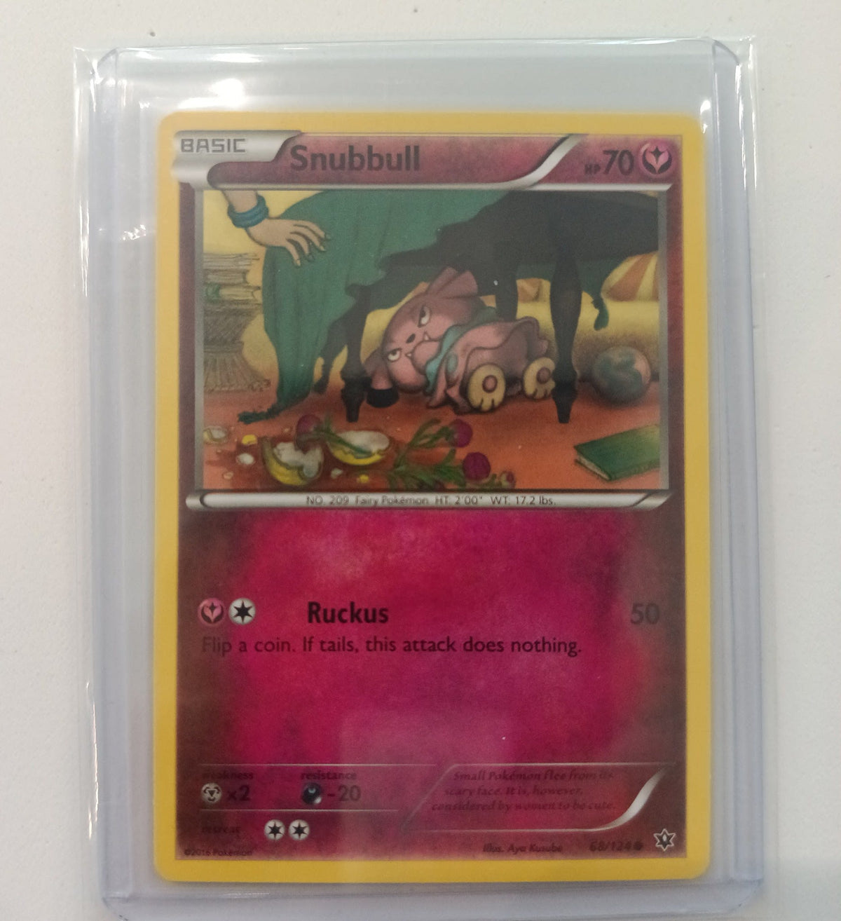 2016 Pokemon Company Steam Siege Snubbull #69/114