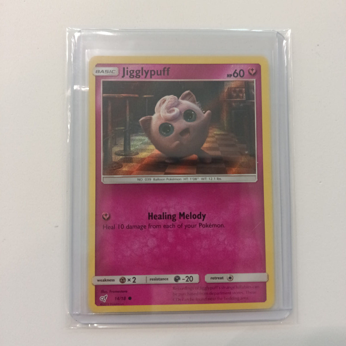 2019 Pokemon Company Detective Pikachu Jigglypuff #14/18