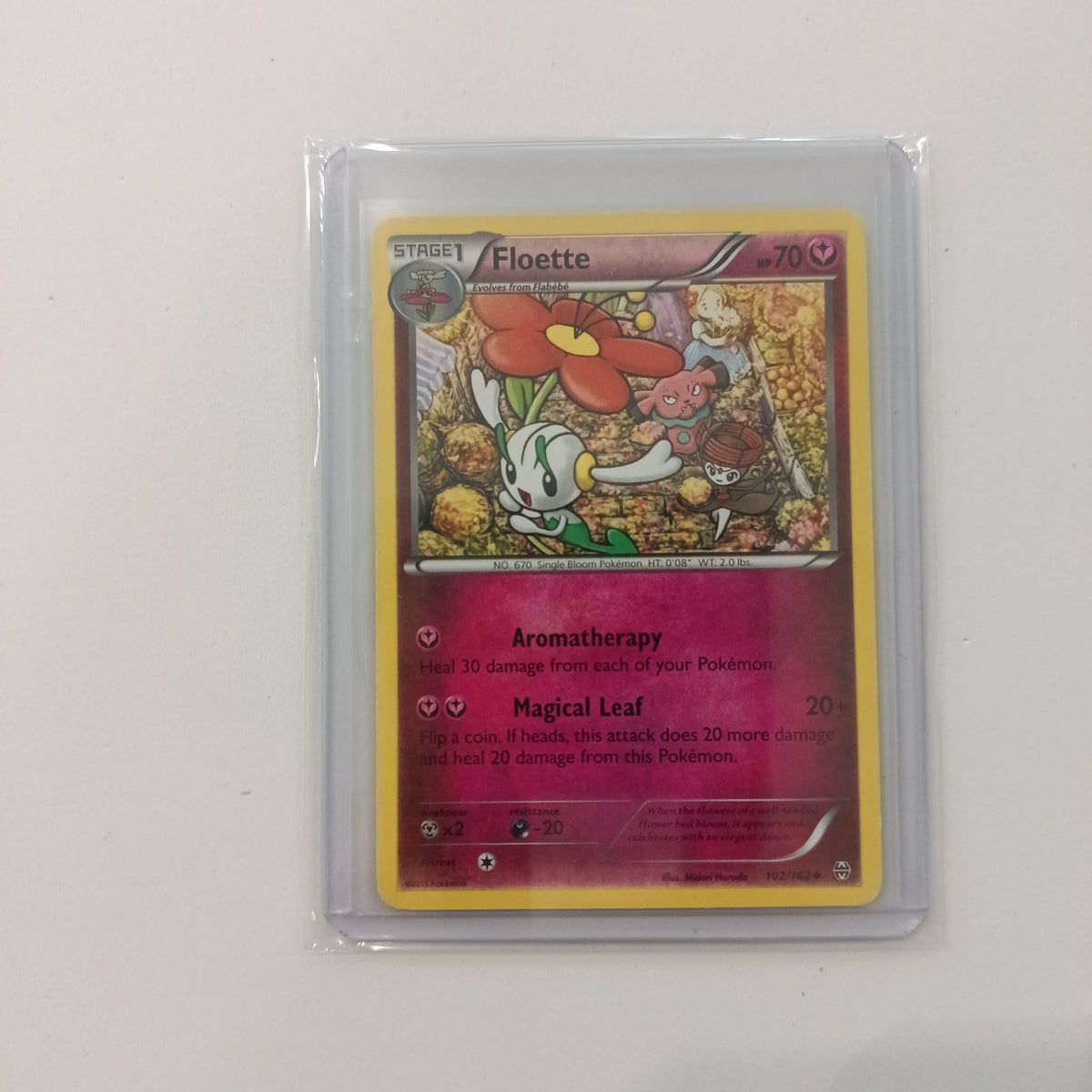2015 Pokemon Company XY BREAKthrough Floette #102/162