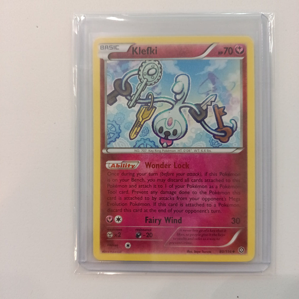 2016 Pokemon Company Steam Siege Klefki #80/114