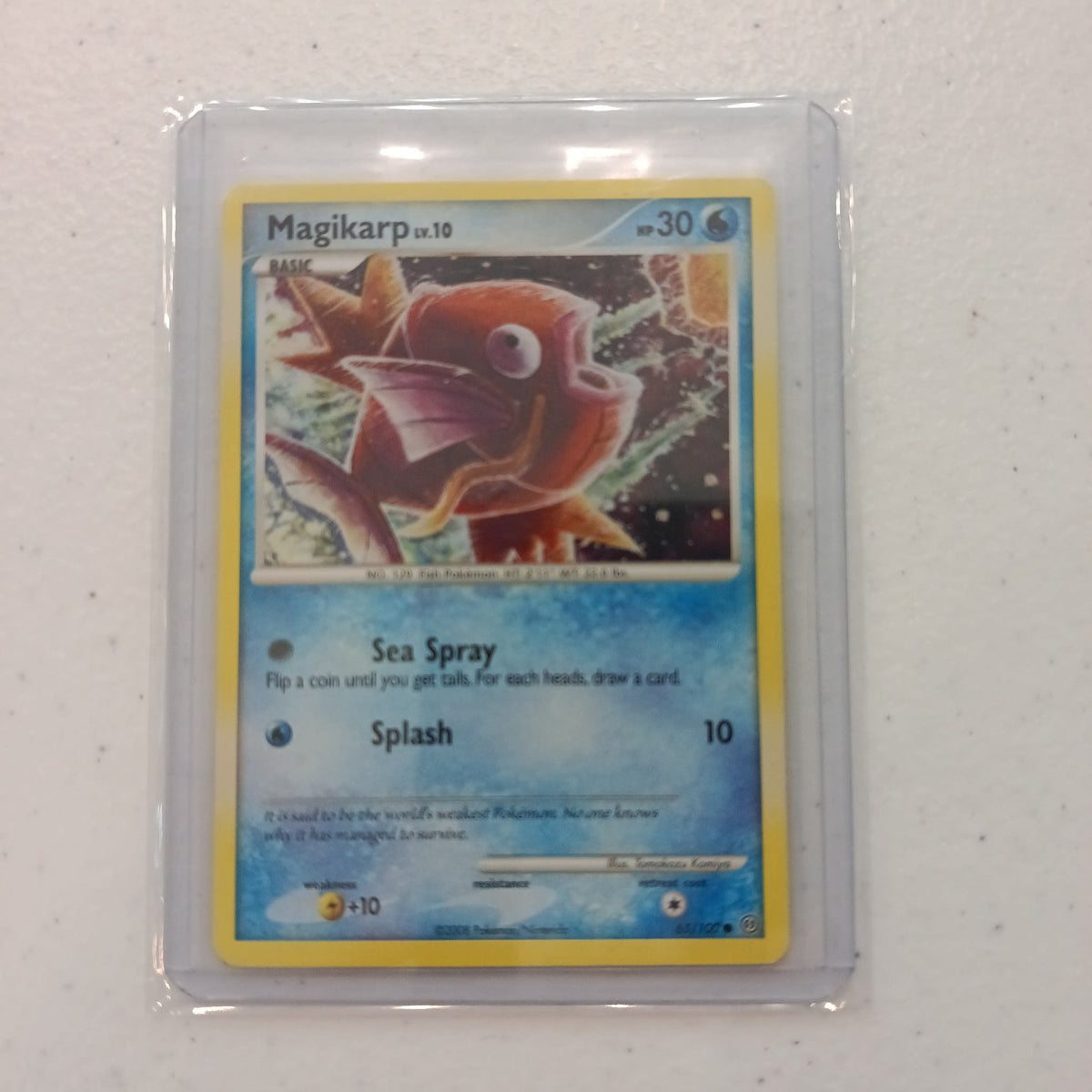 2008 Pokemon Company Stormfront Magikarp #65