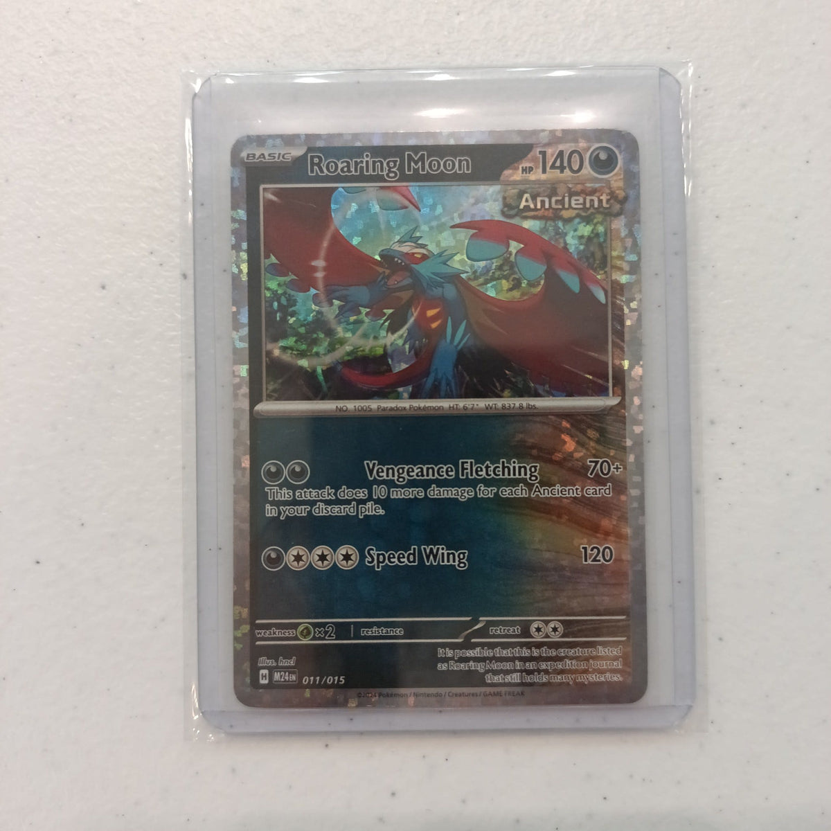 2024 Pokemon Company Pokemon TCG: Twilight Masquerade Ancient Roaring Moon Holo #011/015