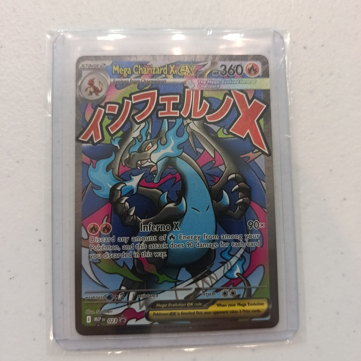 2024 Pokemon Company Mega Evolution Special Inferno X Mega Charizard X #023
