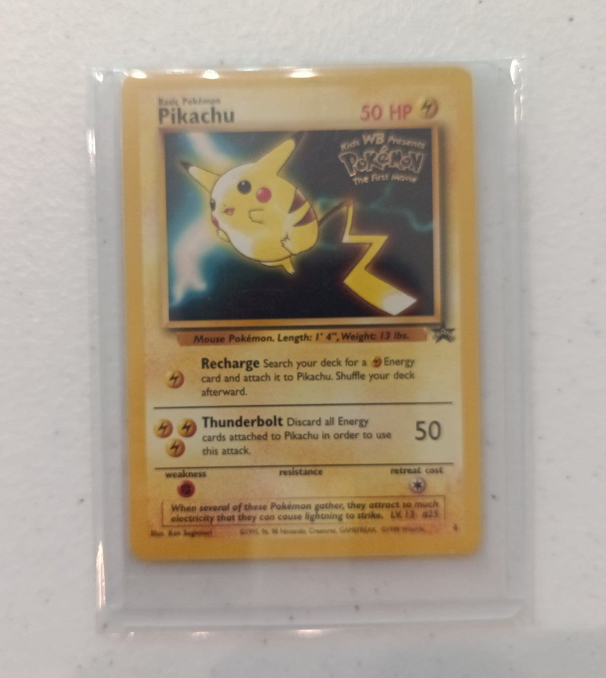 1999 Pokemon Company Pokemon The First Movie Kids WB Presents Pokemon The First Movie Pika