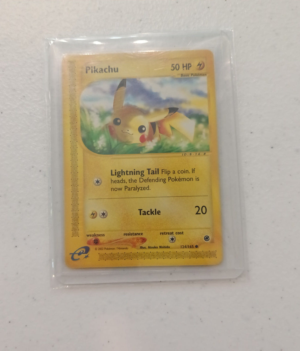 2002 Pokemon Company Expedition Base Set Pikachu #124/165