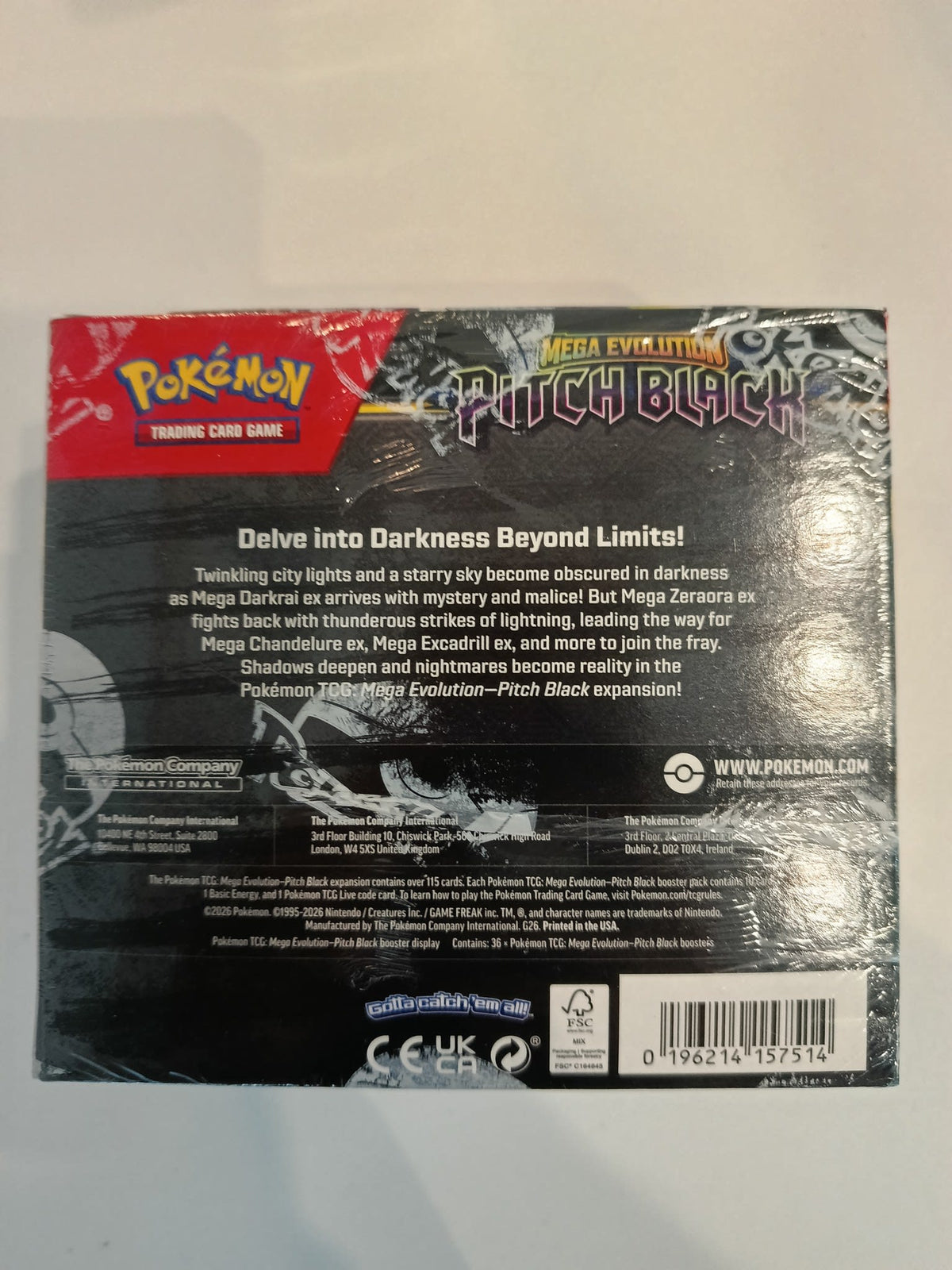 Pokemon Mega Evolution Pitch Black Mega Darkrai ex 2026 (English) - view 2