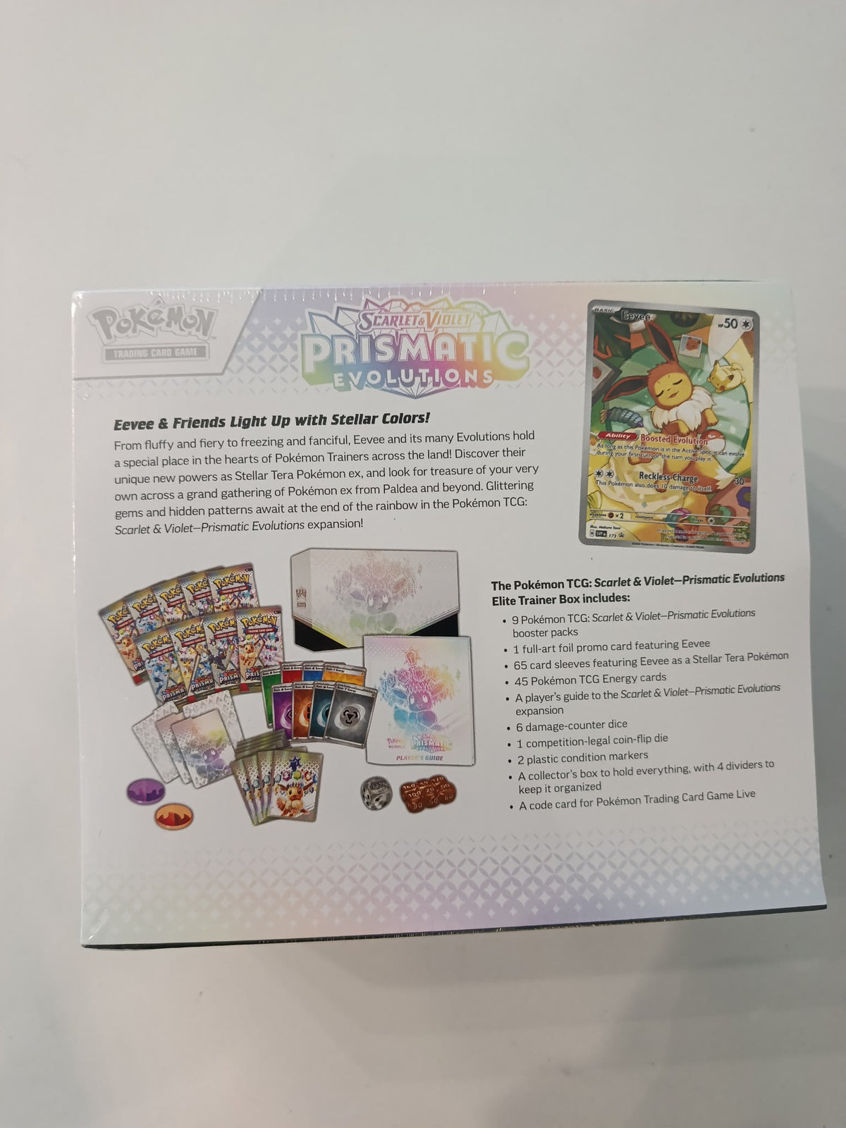 Pokemon Prismatic Evolutions Eevee Elite Trainer Box 2025 (English) - view 2