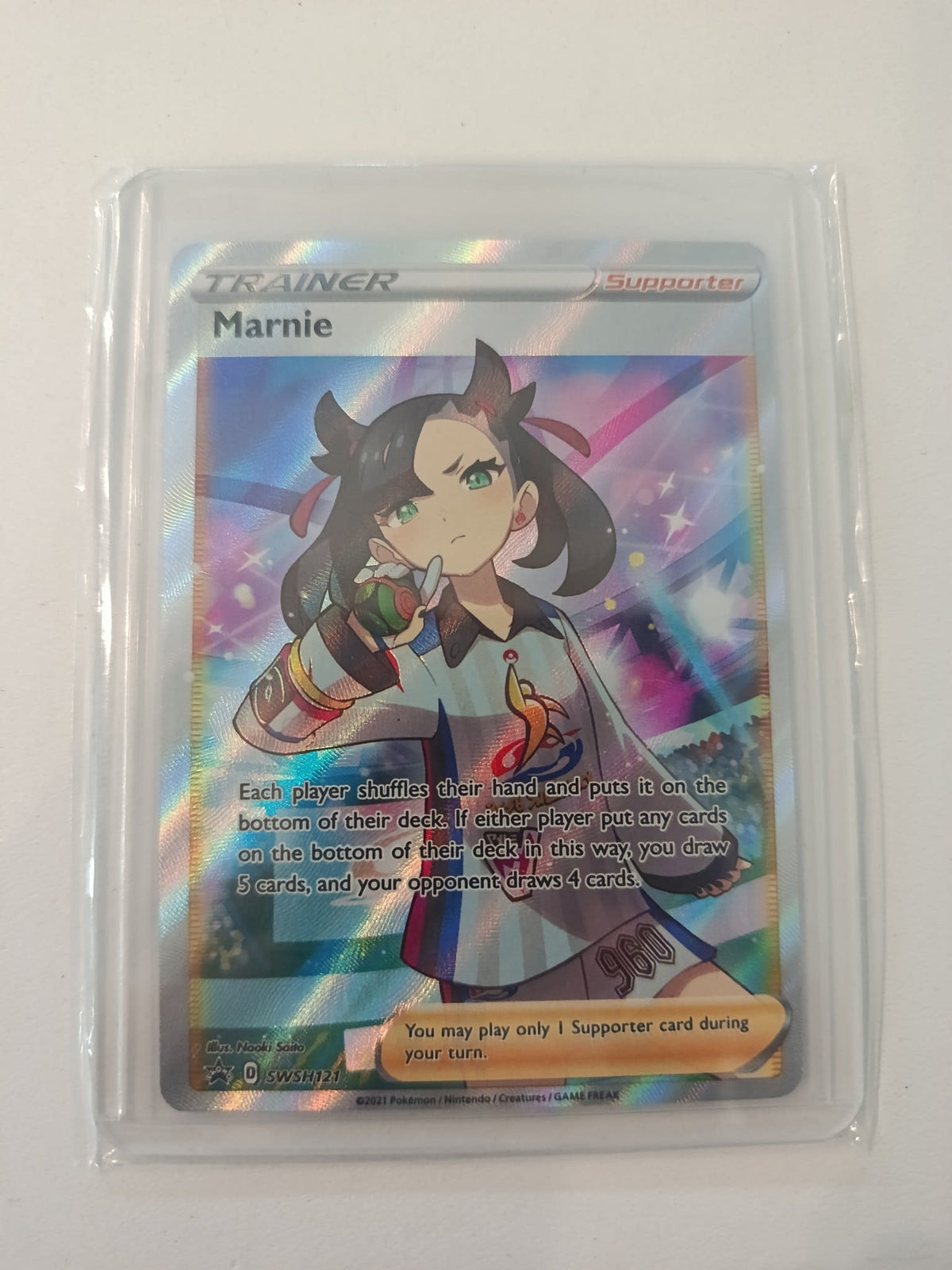 Pokemon Marnie SWSH Black Star Promos (SWSH121) #SWSH121 2021 (English)
