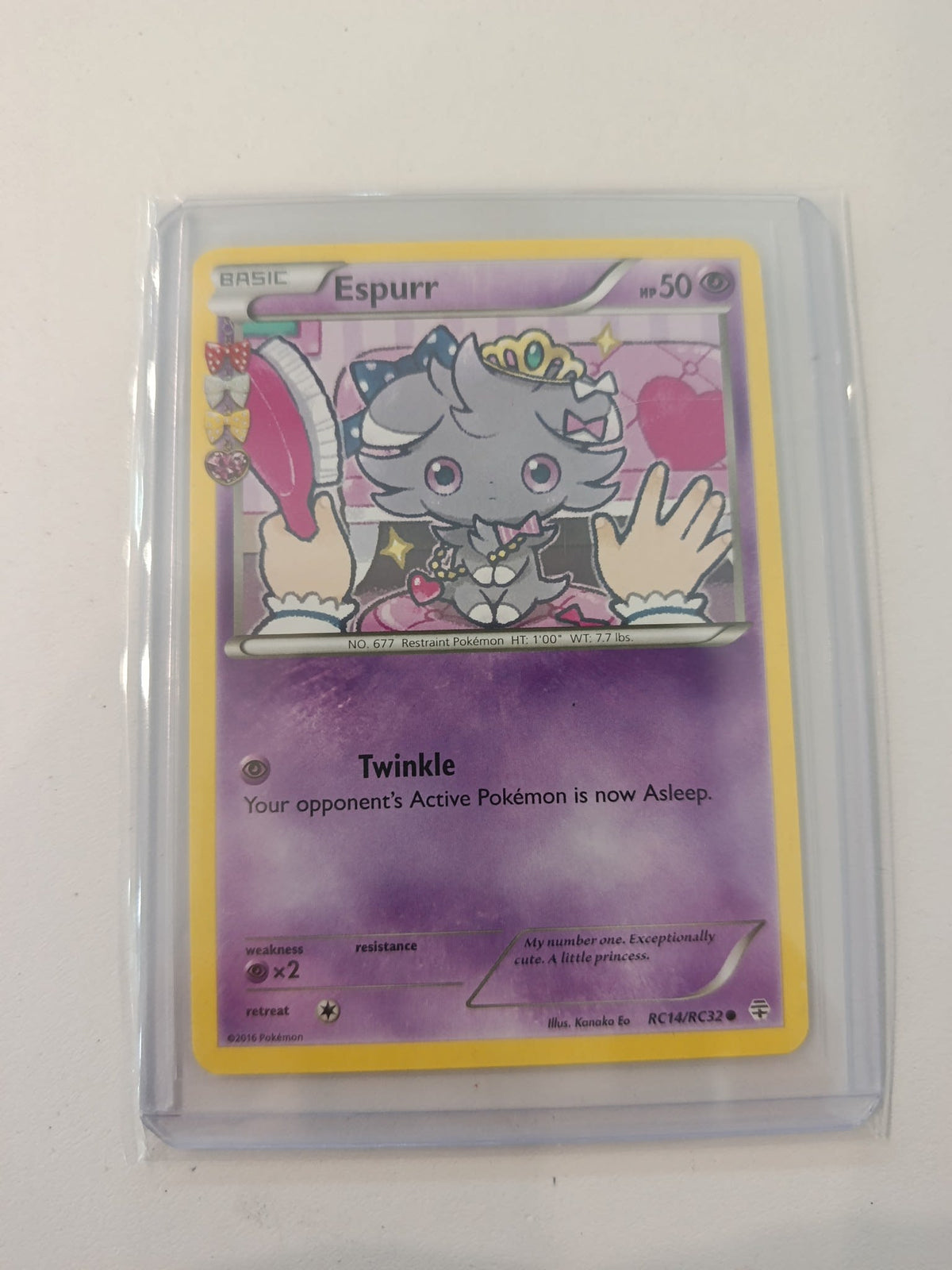 Pokemon Espurr Generations (RC) #RC14/RC32 2016 (English)