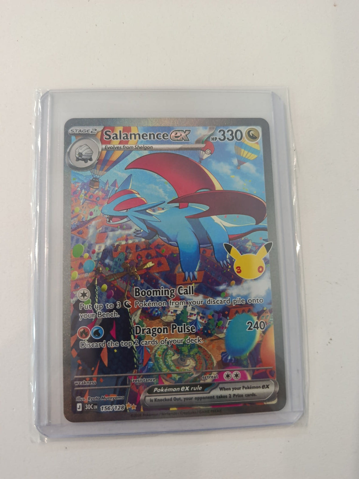 Pokemon Salamence ex World Championships Promo (30C ex) #156/128 2023 (English) 156/128
