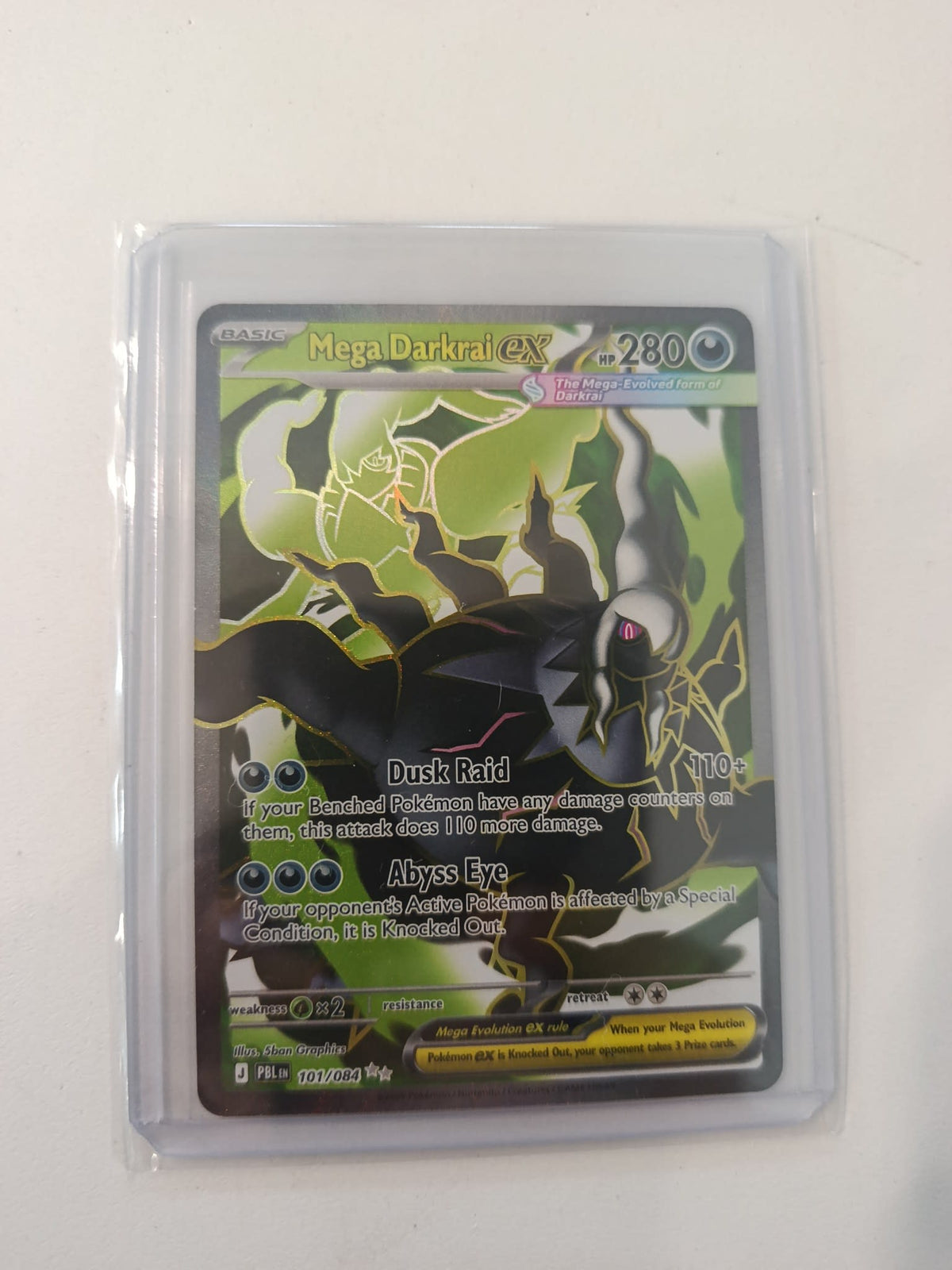 Pokemon Mega Darkrai ex PBLIN #101/084 (English) 101/084
