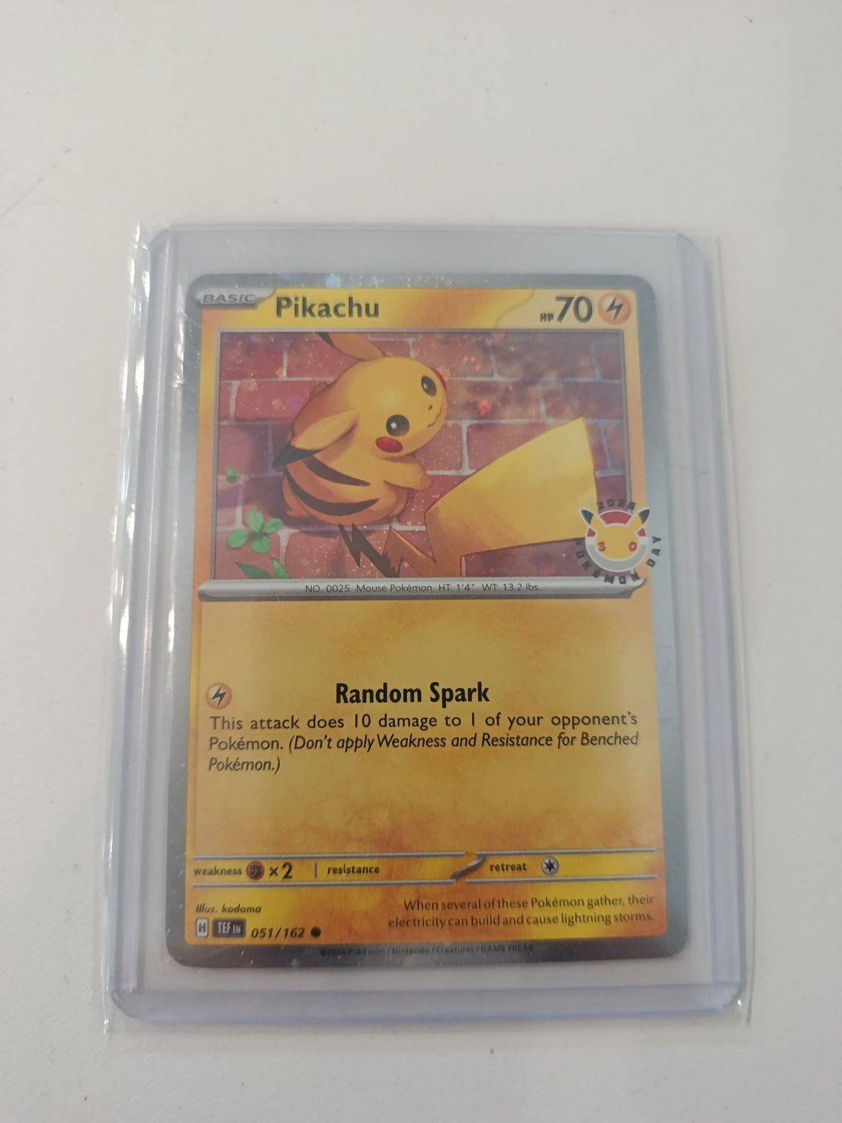 Pokemon Pikachu Temporal Forces (TEF) #051/162 2024 (English) 051/162