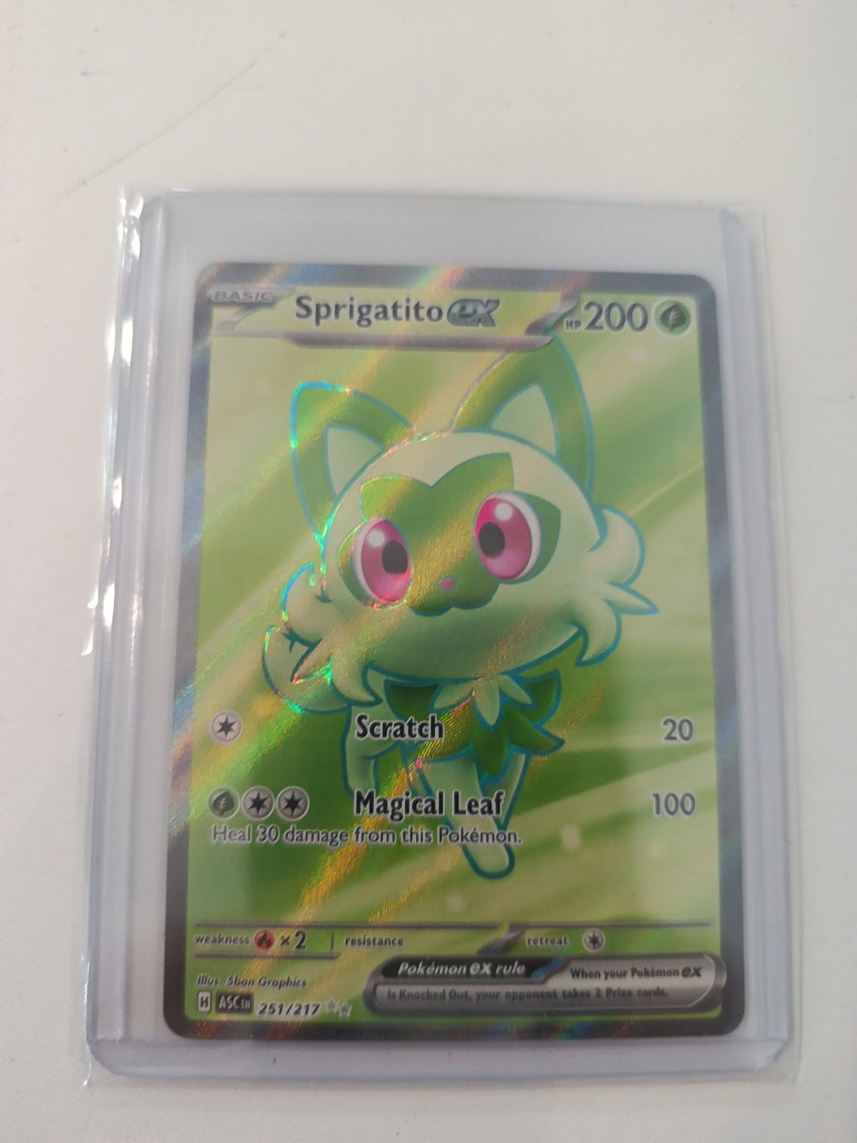Pokemon Sprigatito ex ASC (Scarlet & Violet: 151 / Ancient Origins — set code ASC) #251/21