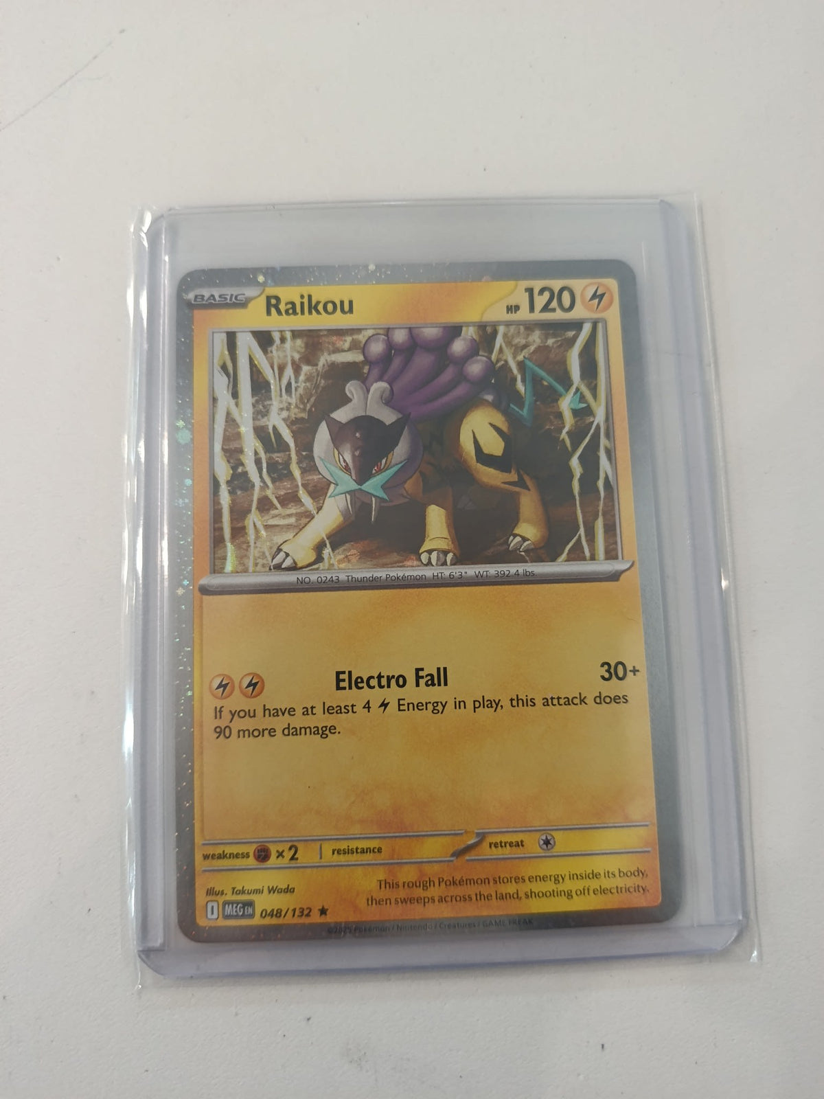 Pokemon Raikou MEW (MEG IN) - 048/132 #048/132 (English) 048/132