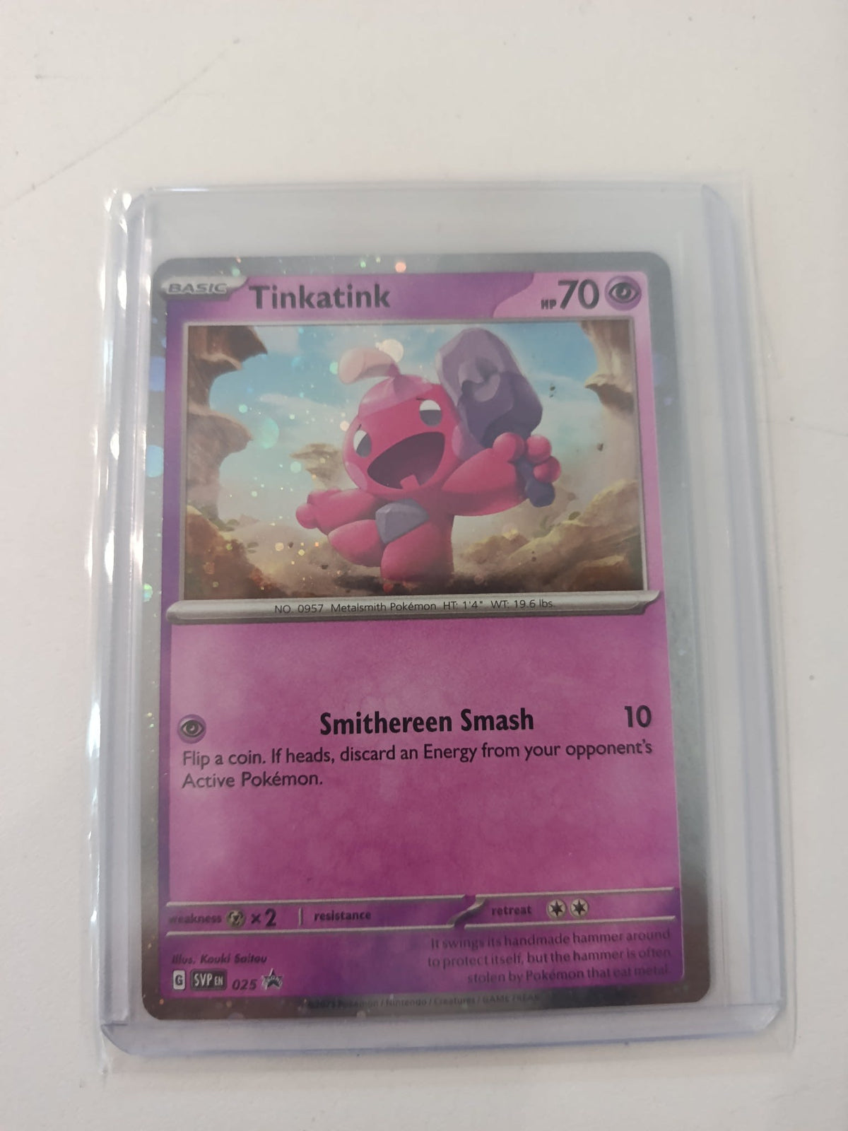 Pokemon Tinkatink SVP EN (Scarlet & Violet Black Star Promos) #025 (English)