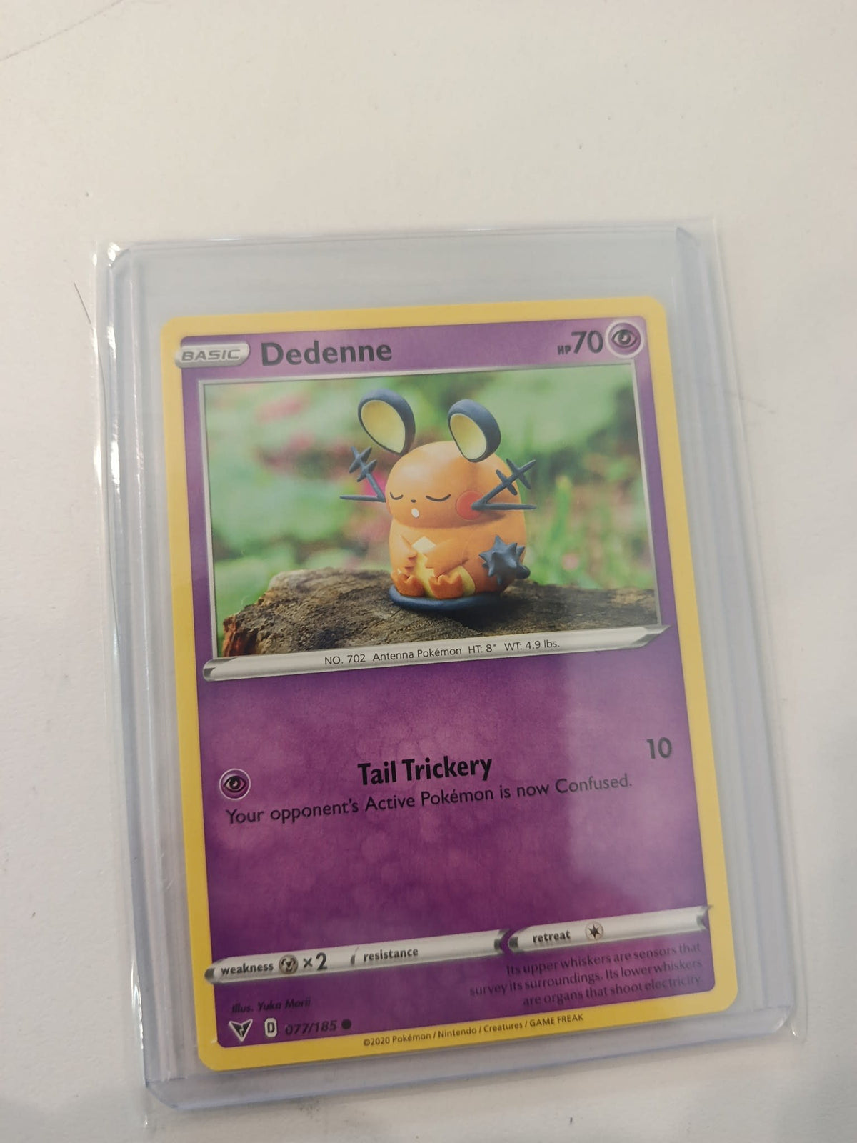 Pokemon Dedenne Vivid Voltage #077/185 2020 (English)