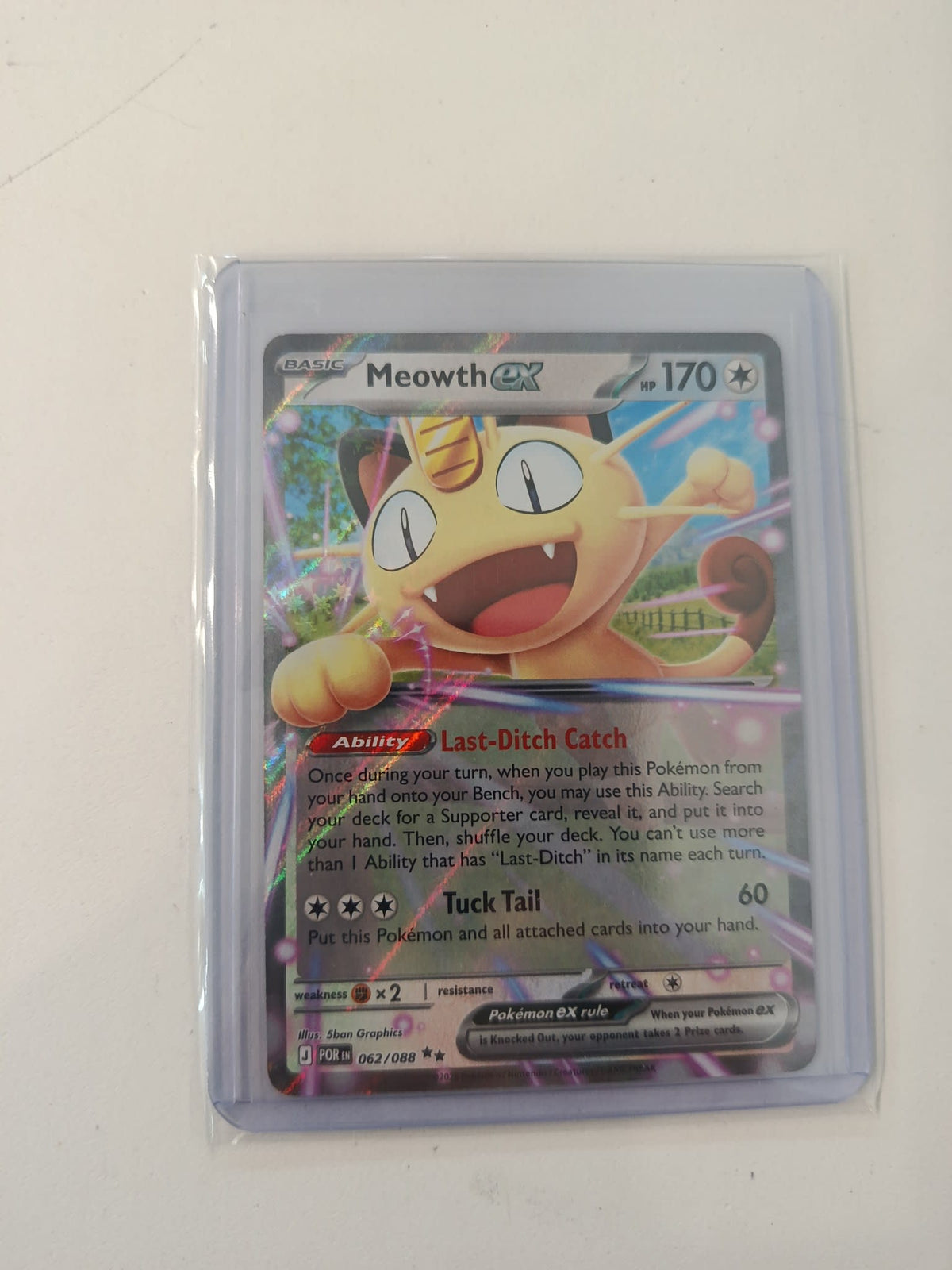 Pokemon Meowth ex Paldean Fates (PAF) #062/088 2025 (English)