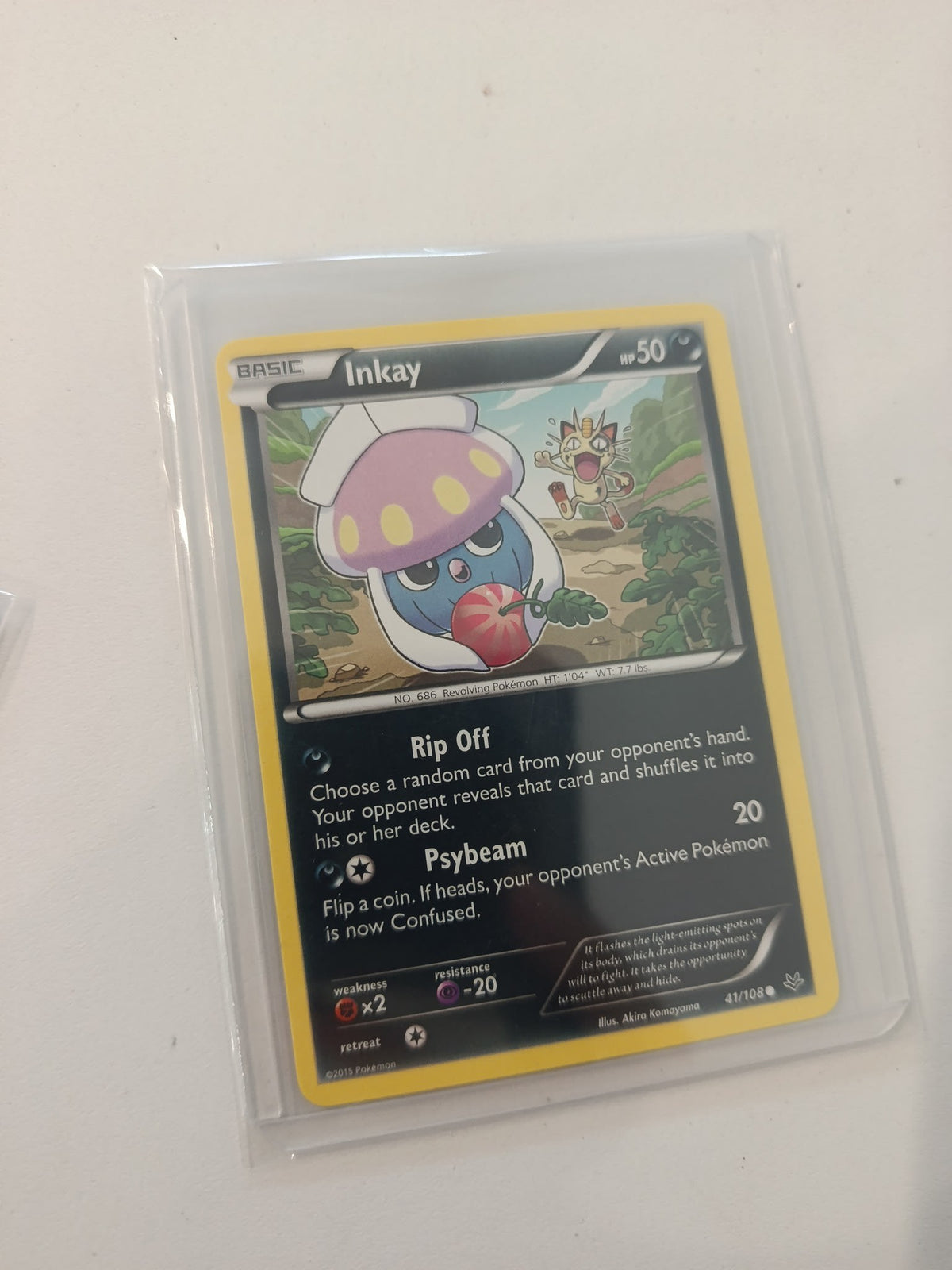 Pokemon Meowth XY Roaring Skies #67/108 2015 (English) - view 2
