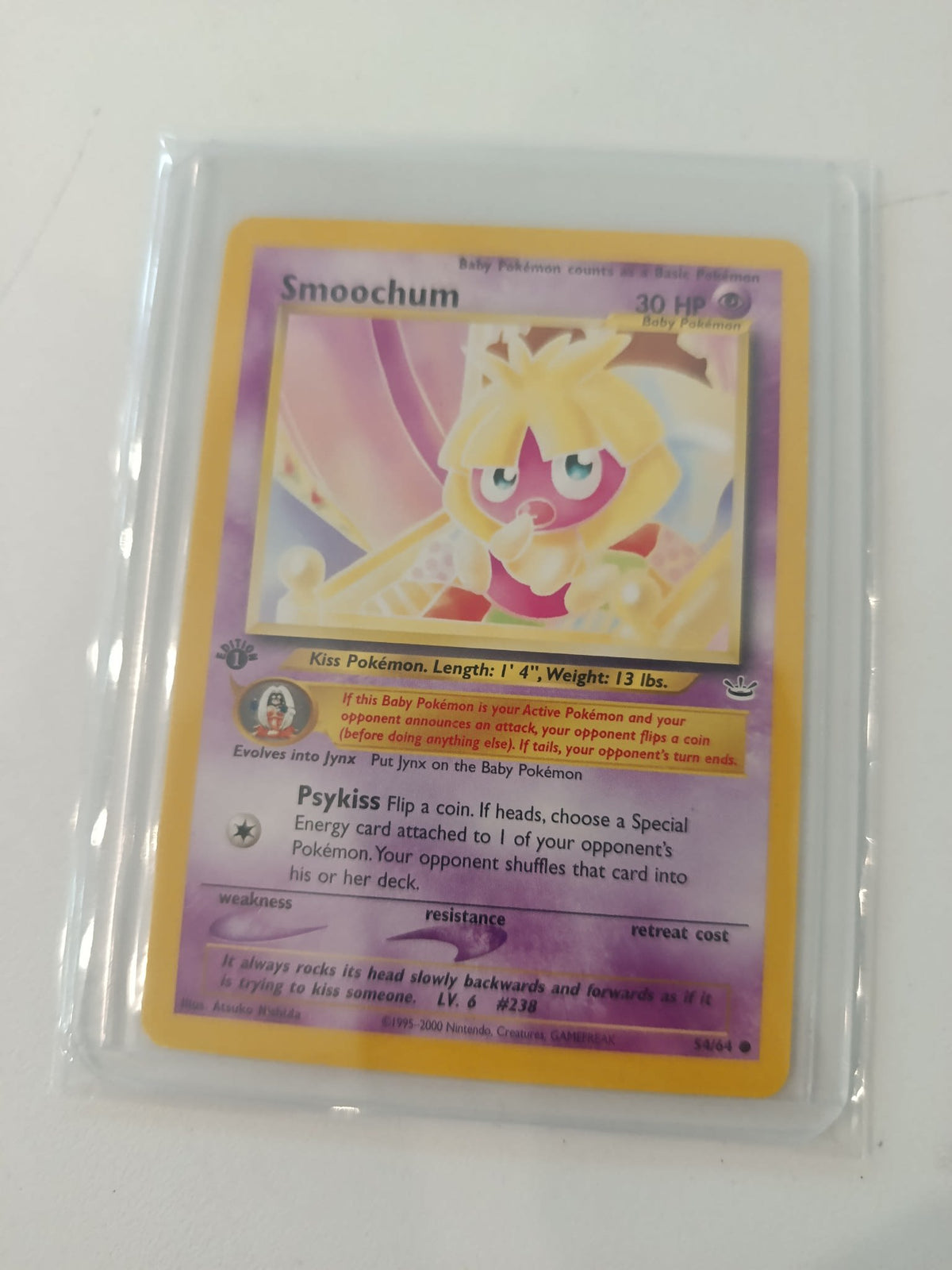 Pokemon Smoochum Neo Genesis #54/64 2000 (English)