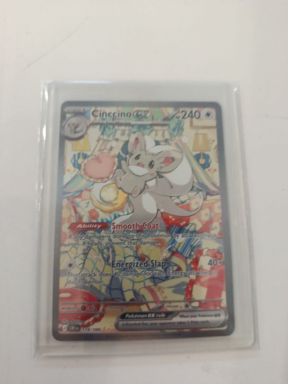 Pokemon Cinccino ex SV6a #119/086 (English) 119/086