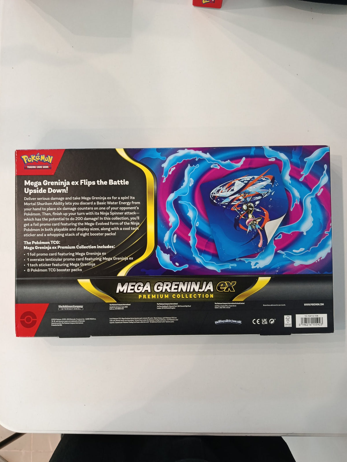 Pokemon Mega Evolution Series Mega Greninja ex Premium Collection 2025 (English) - view 2