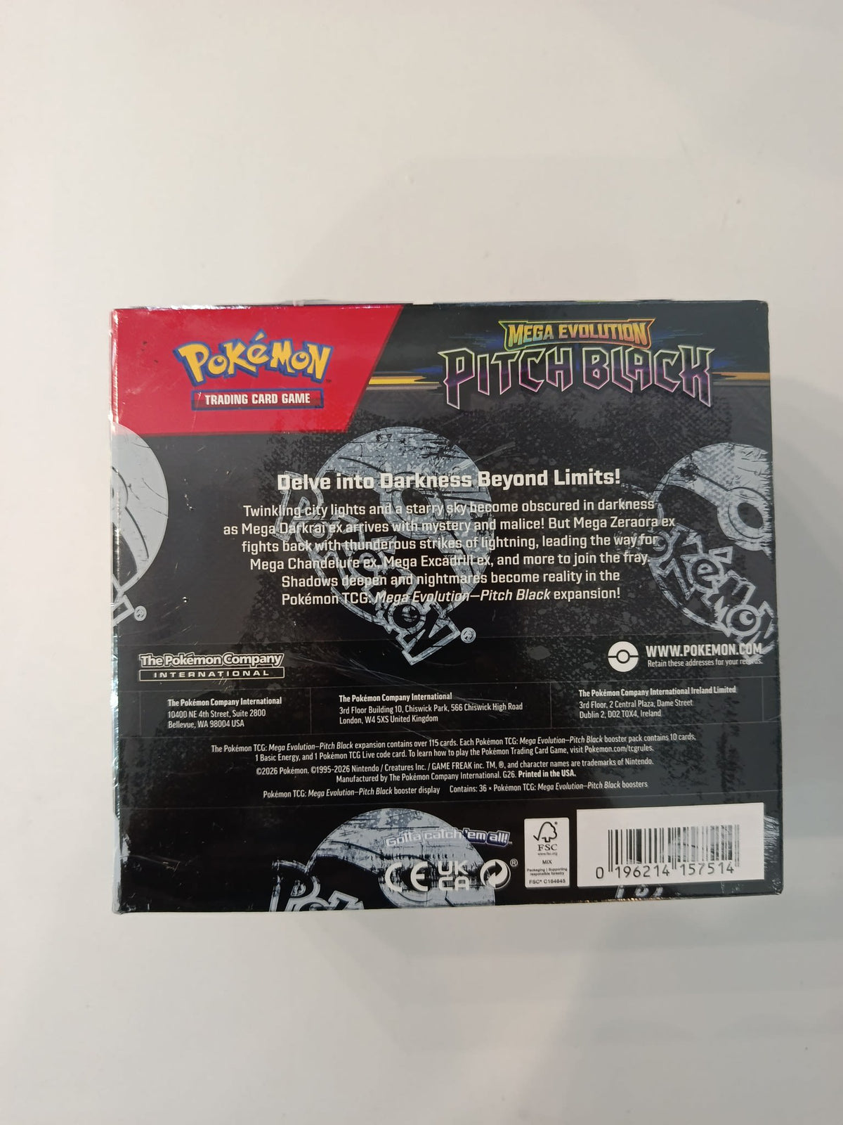 Pokemon Mega Evolution Pitch Black Mega Darkrai ex 2026 (English) - view 2