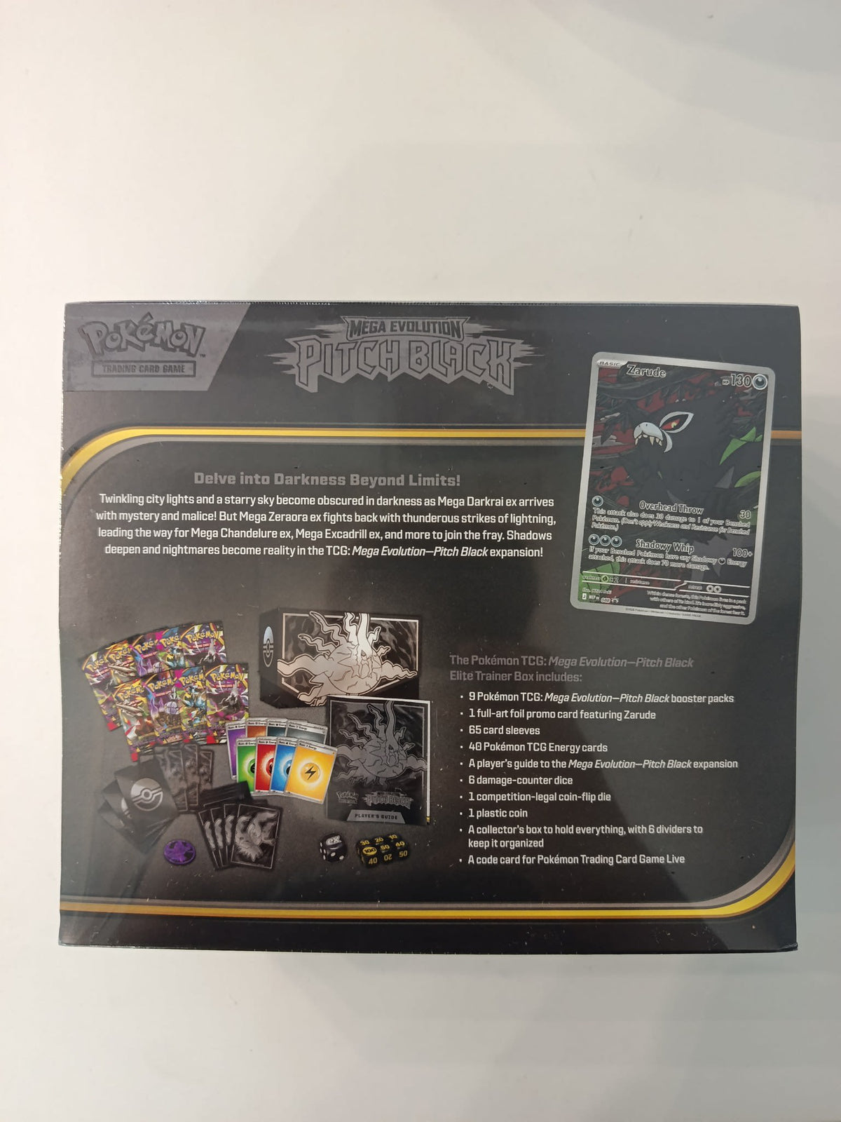 Pokemon Mega Evolution Pitch Black Mega Darkrai ex Elite Trainer Box 2025 (English) - view 2