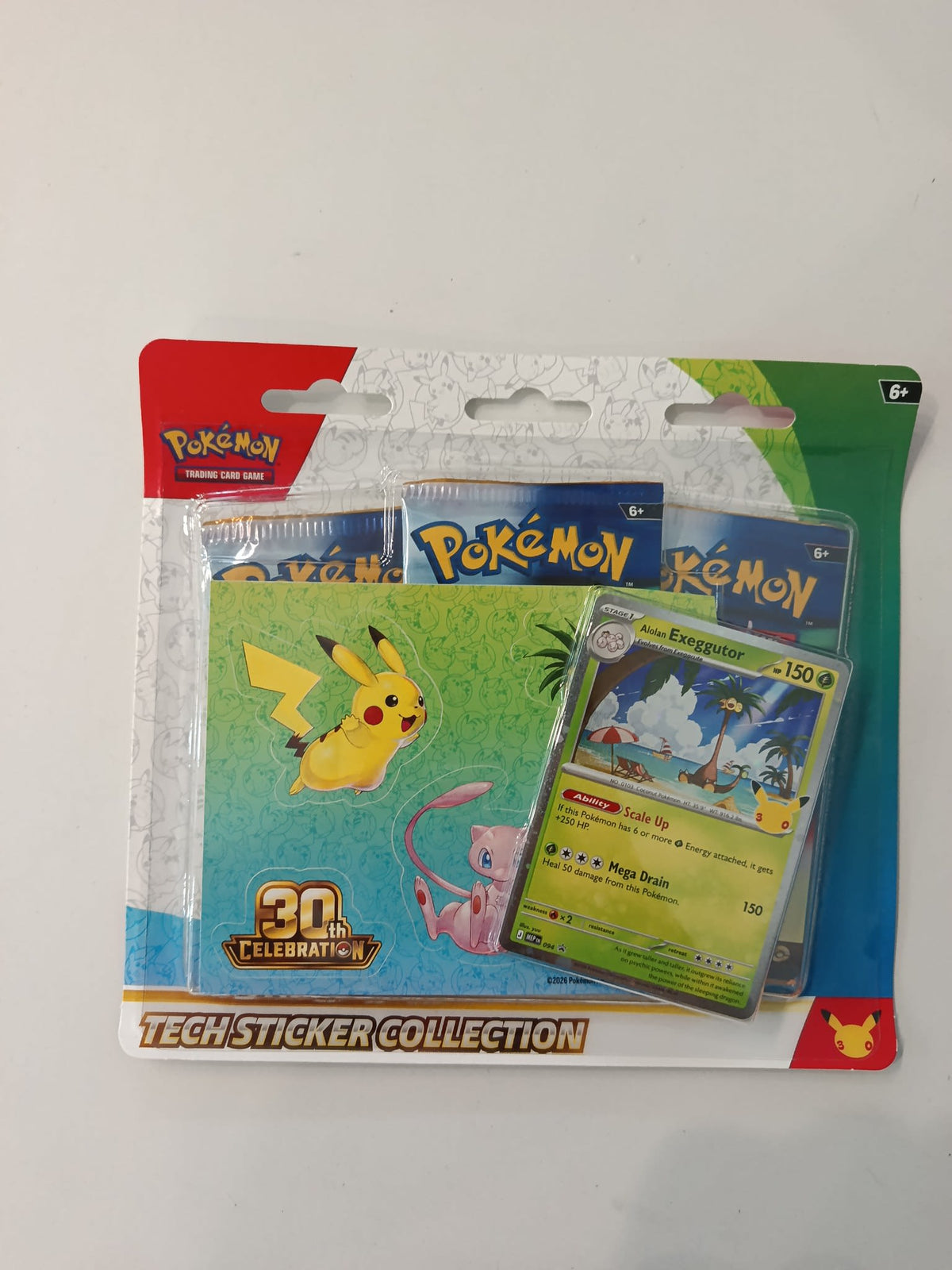 Pokemon 30th Celebration Alolan Exeggutor Blister 2026 (English)