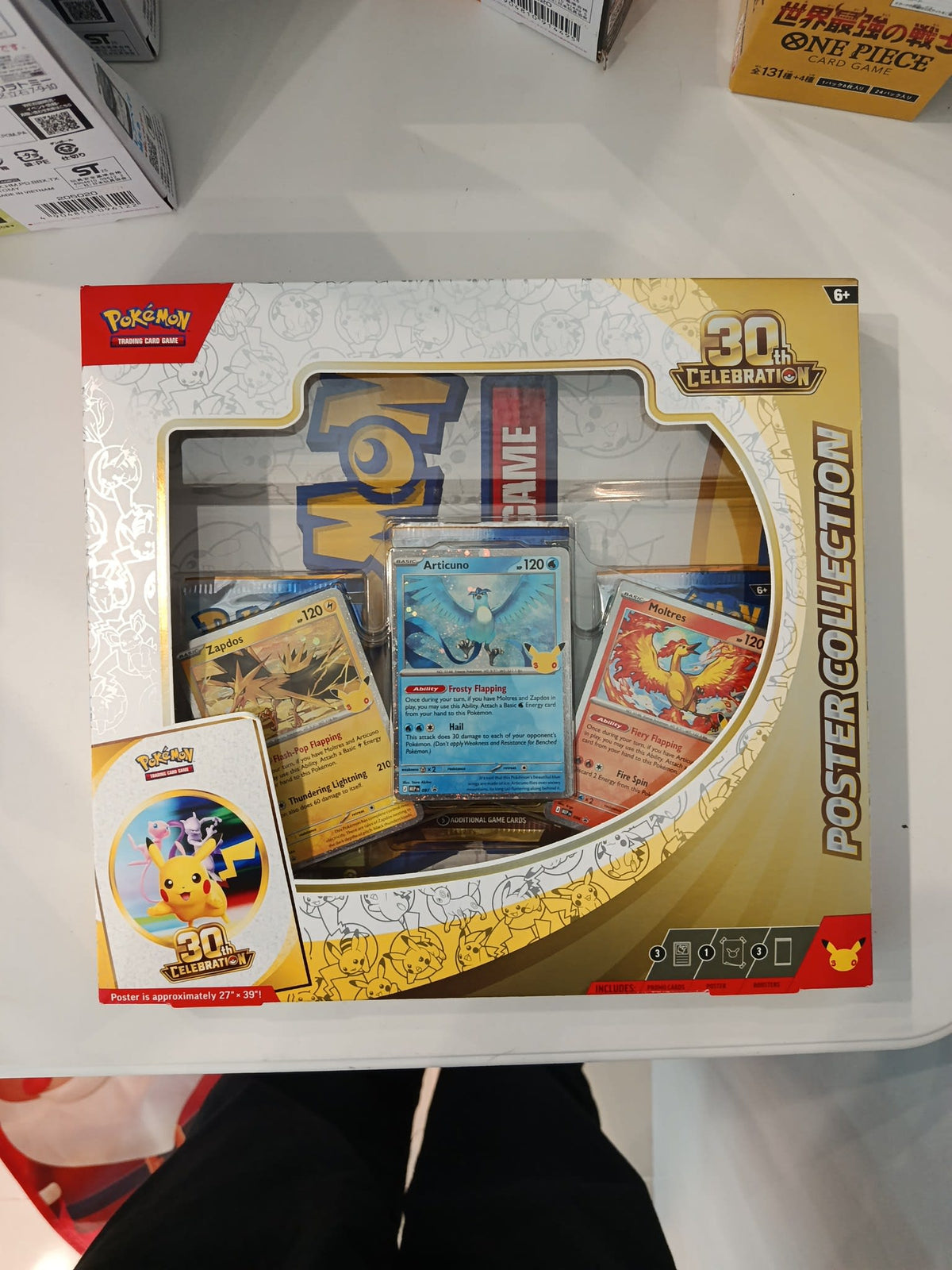 Pokemon 30th Celebration Articuno, Zapdos, Moltres Poster Collection 2025 (English)