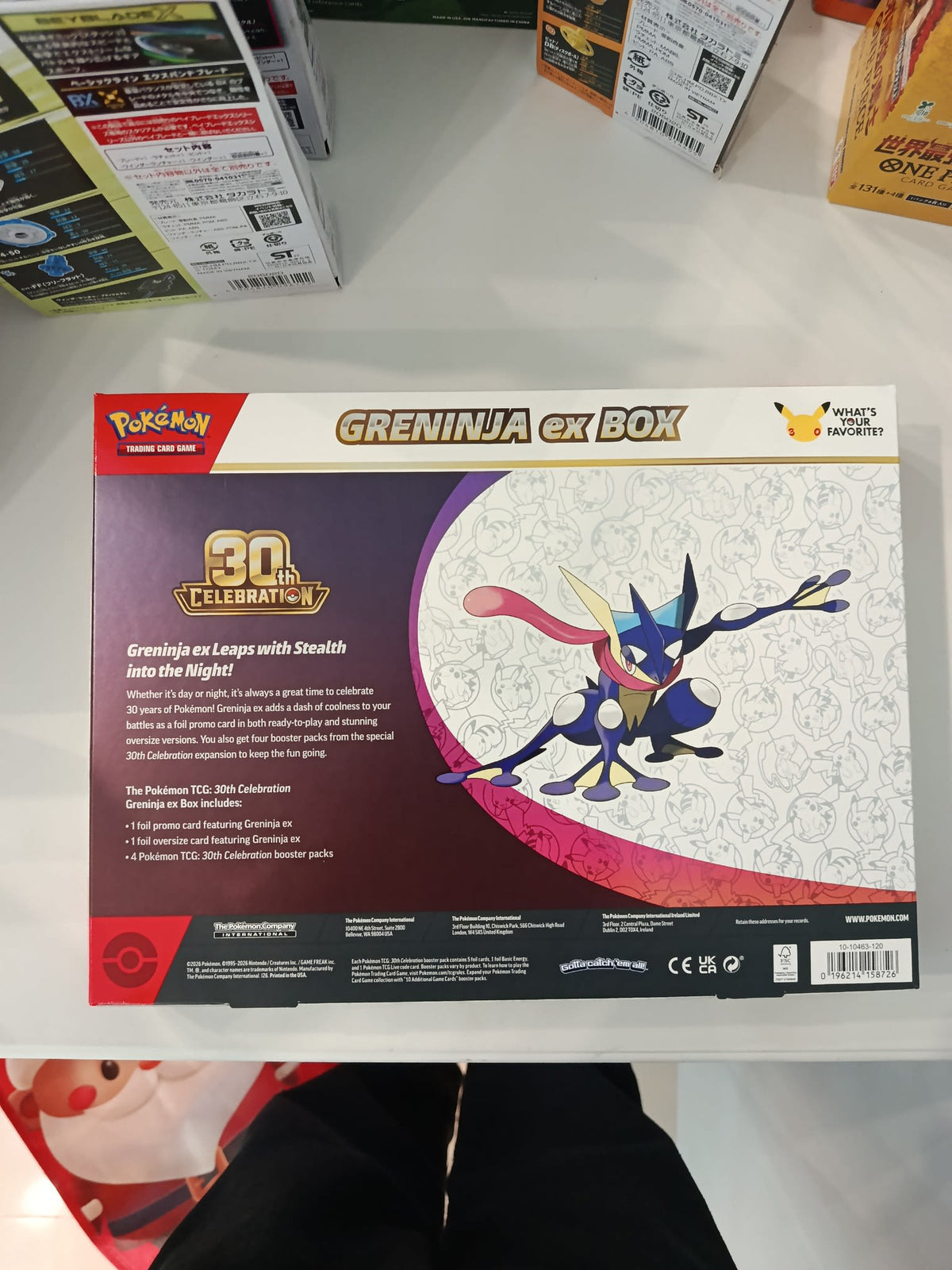 Pokemon 30th Celebration Greninja ex Collection Box 2025 (English) - view 2