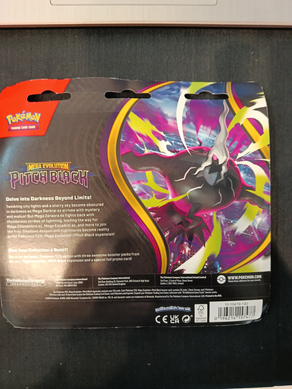 Pokemon Mega Evolution - Pitch Black Mega Darkrai ex Blister 2026 (English) - view 2