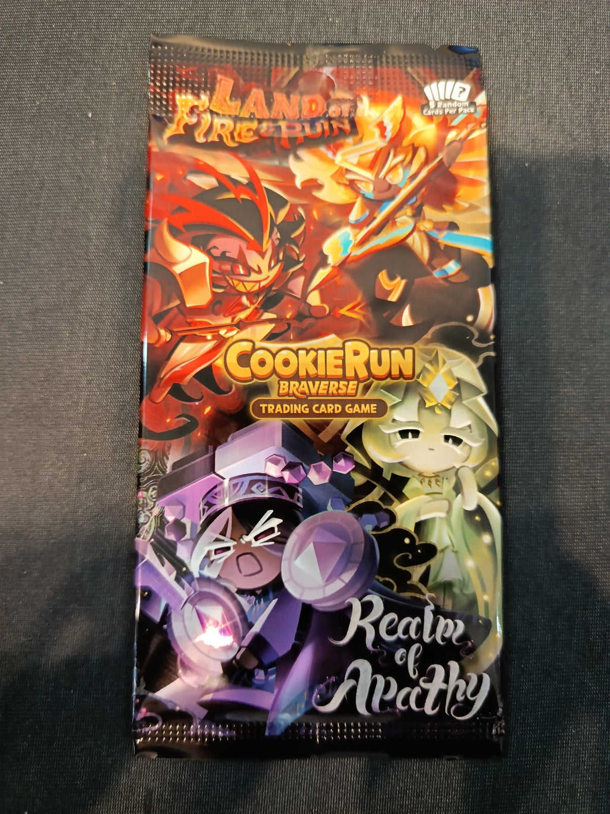 Cookie Run Braverse Land of Fire and Ruin / Realm of Apathy Booster Pack (English)