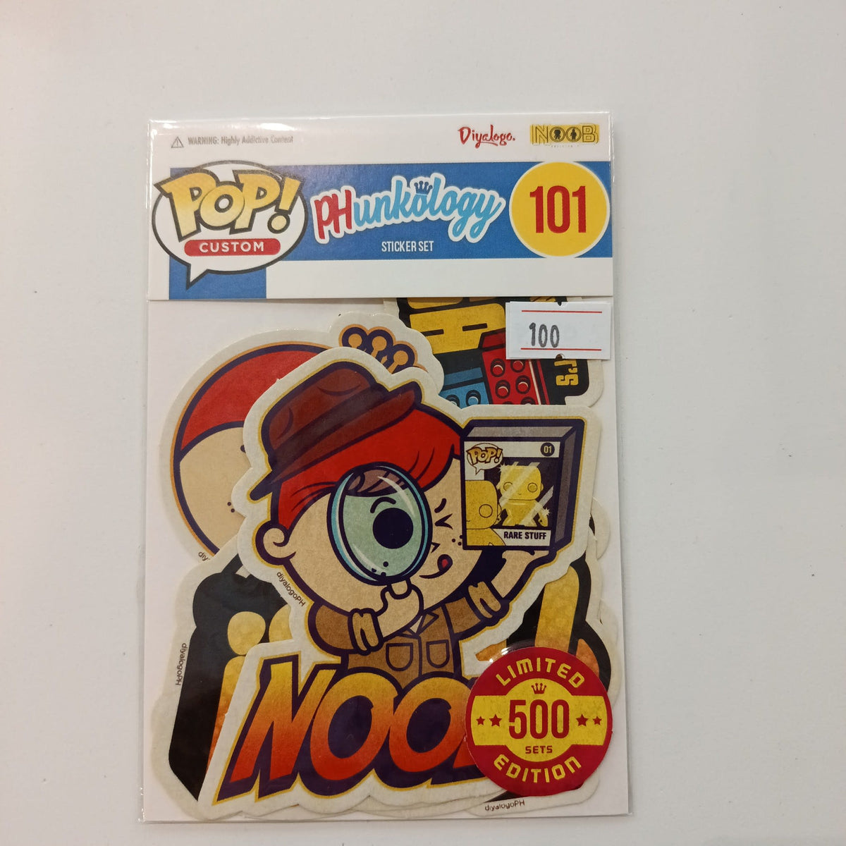 Funko Pop Custom x Noob Collectors x Diyalogo PHunkology Sticker Set PHunkology 101
