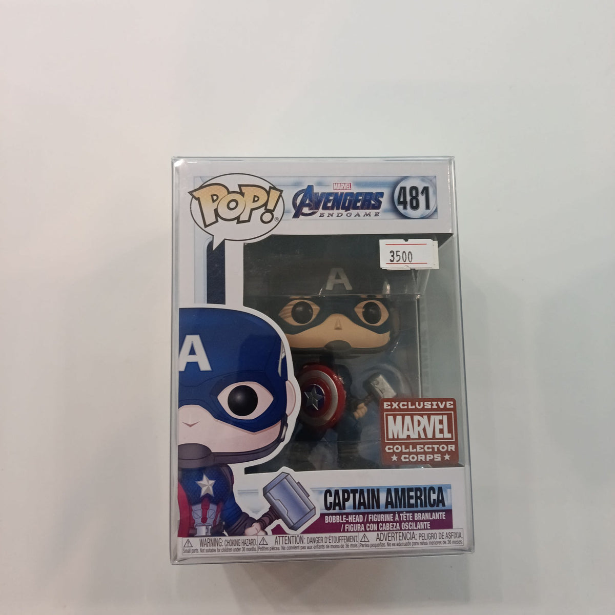 Funko Pop Marvel Avengers Endgame Captain America #481