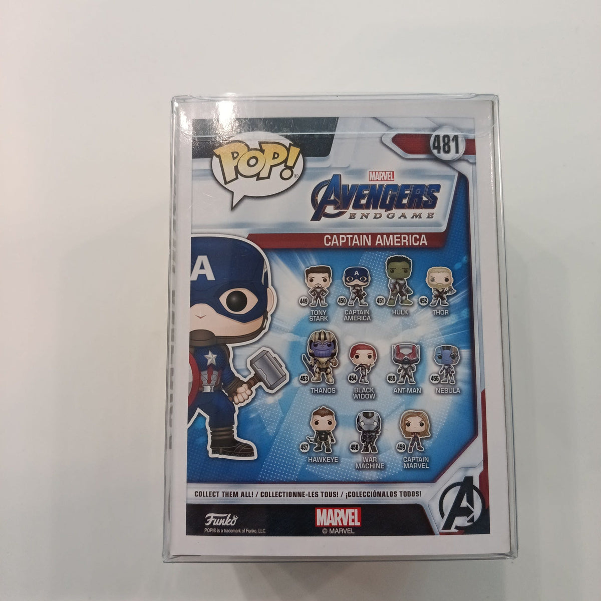 Funko Pop Marvel Avengers Endgame Captain America #481 - view 2