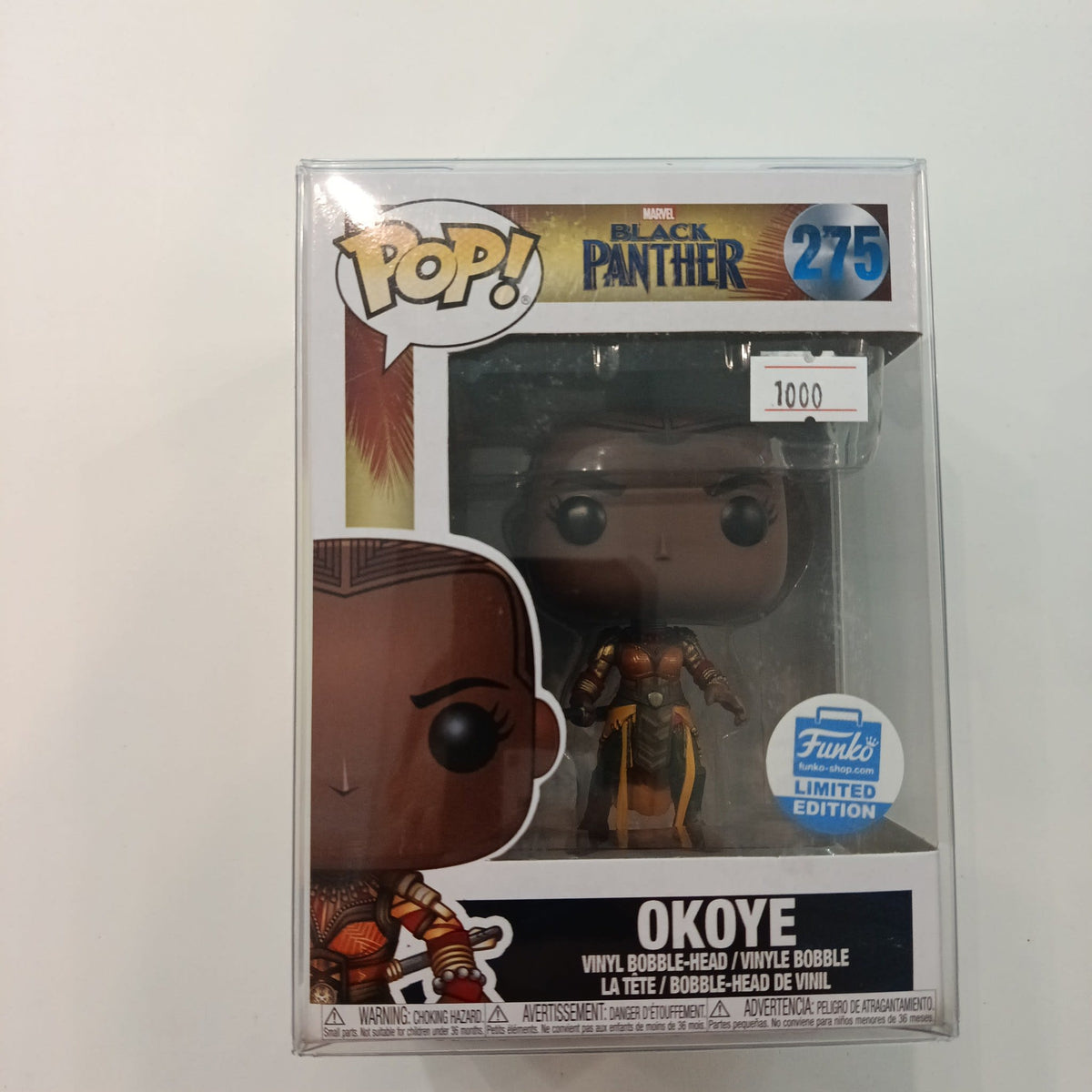 2018 Funko Pop Marvel Black Panther Okoye #275