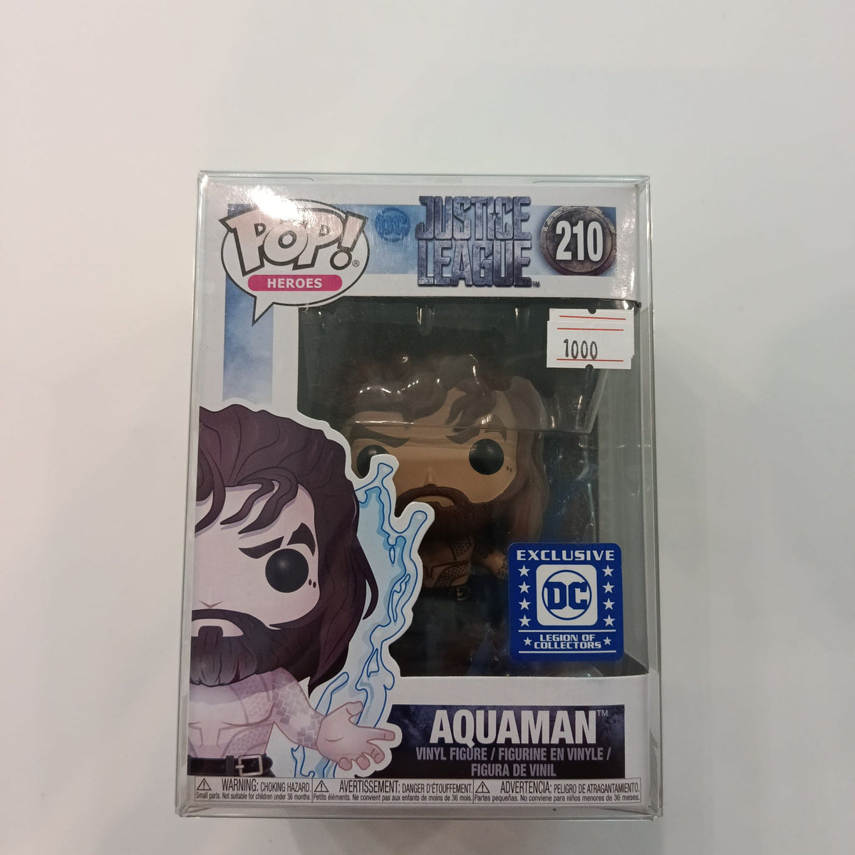 2017 Funko Pop Pop! Heroes - Justice League Aquaman #210