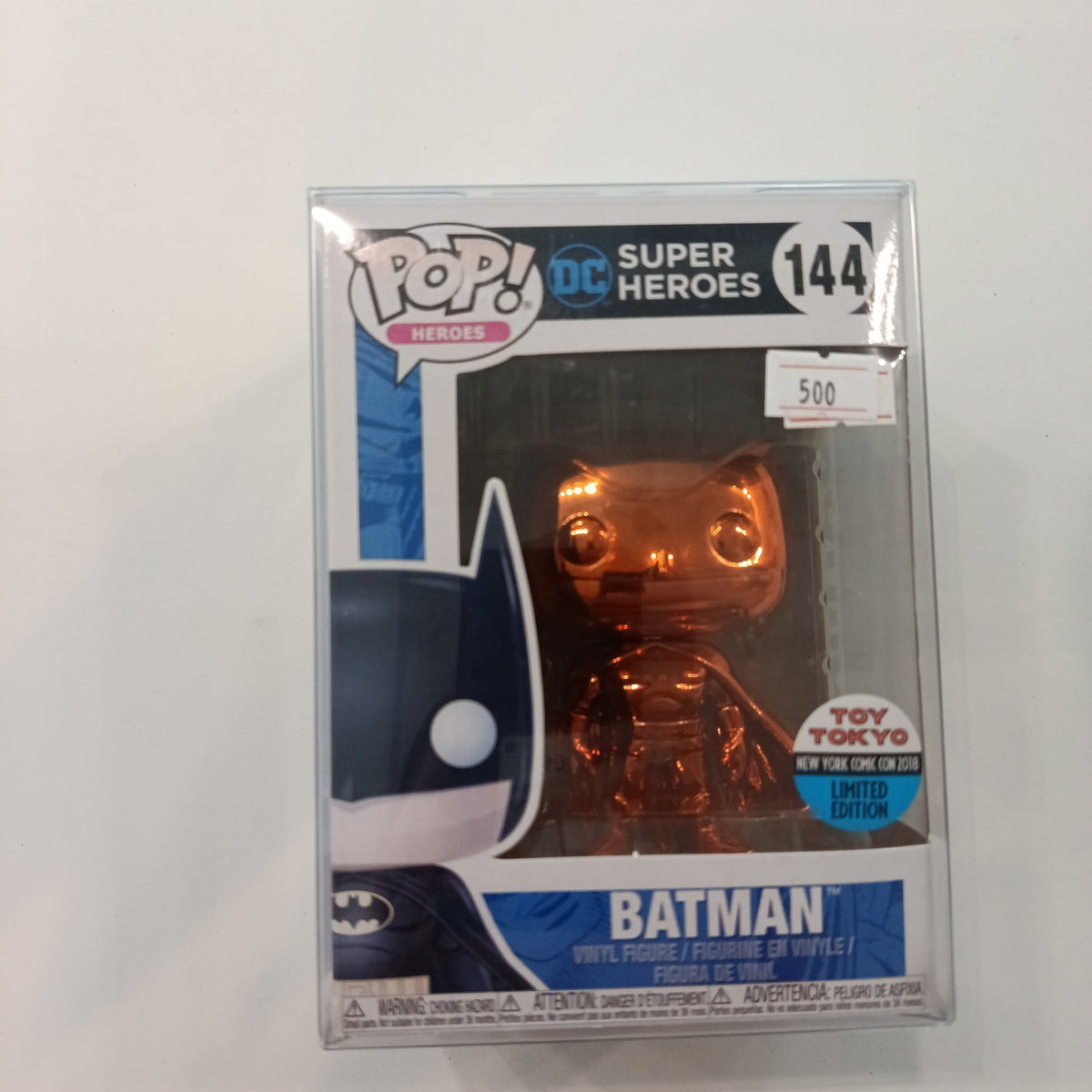 2018 Funko Pop DC Super Heroes Batman (Orange Chrome) #144
