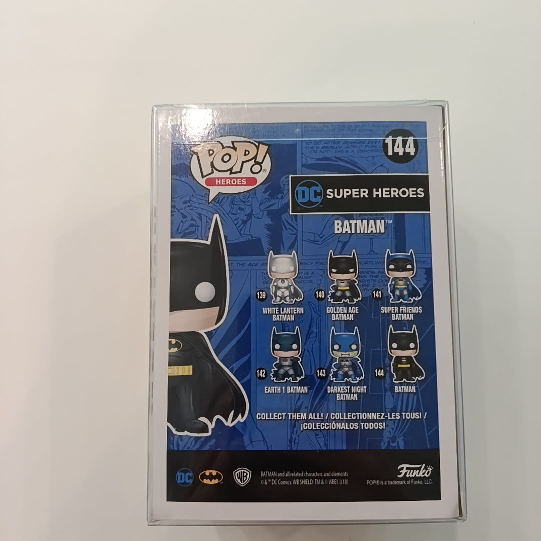 2018 Funko Pop DC Super Heroes Batman (Orange Chrome) #144 - view 2