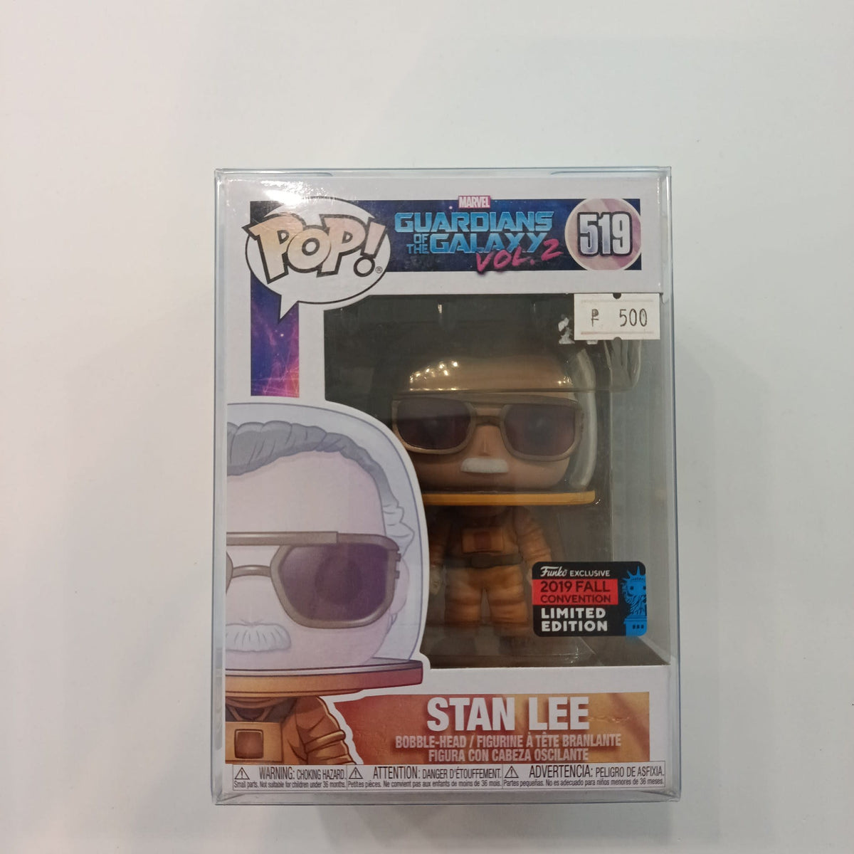 2019 Funko Pop Marvel Guardians of the Galaxy Vol. 2 Stan Lee #519