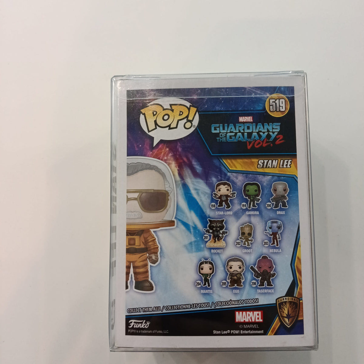 2019 Funko Pop Marvel Guardians of the Galaxy Vol. 2 Stan Lee #519 - view 2