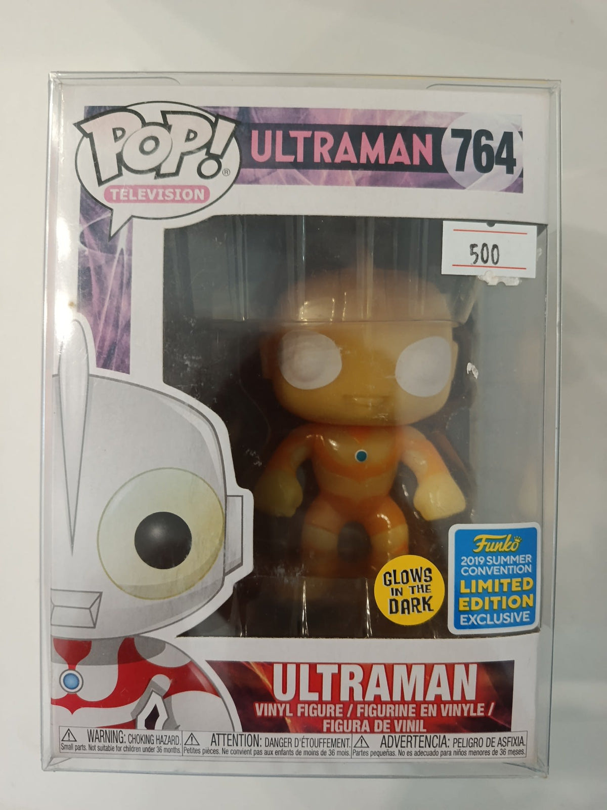 2019 Funko Pop Pop! Television Ultraman (Glow in the Dark) #764