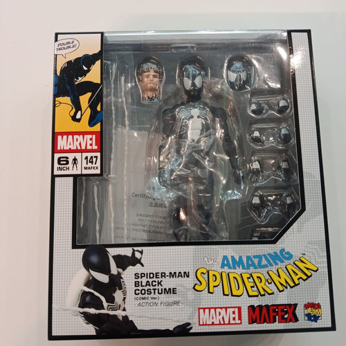MAFEX The Amazing Spider-Man Spider-Man Black Costume (Comic Ver.)