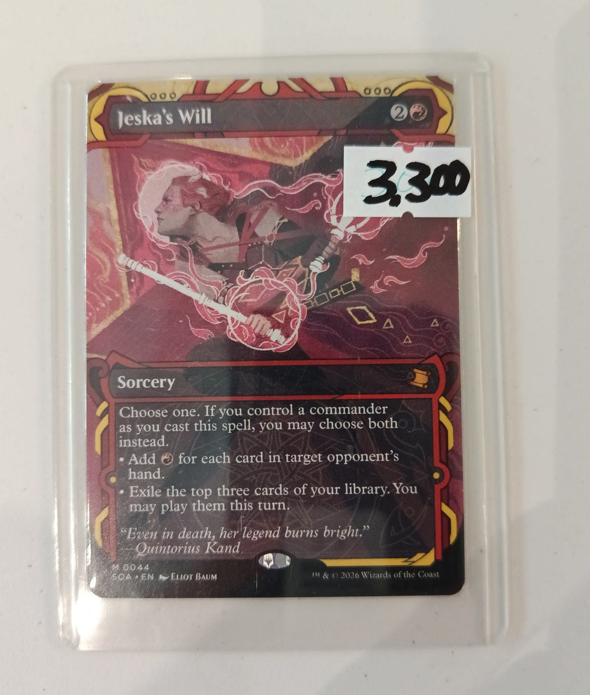 Magic: The Gathering Jeska's Will SOA #0044 2026 (English)