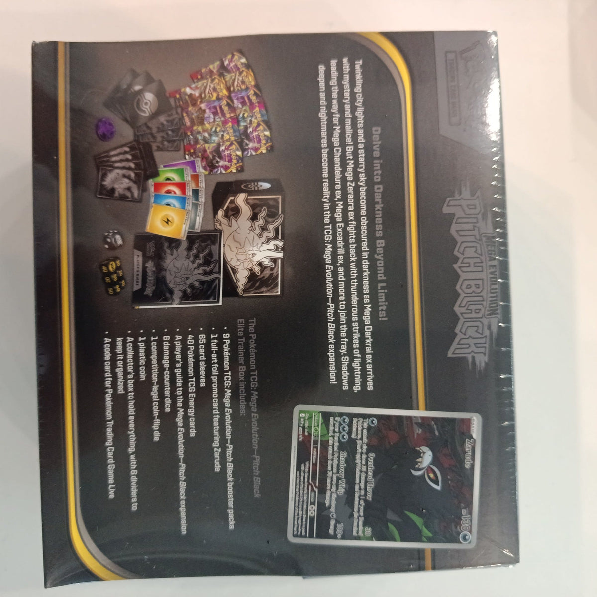 Pokemon Mega Evolution Pitch Black Mega Darkrai ex Elite Trainer Box (English) - view 2