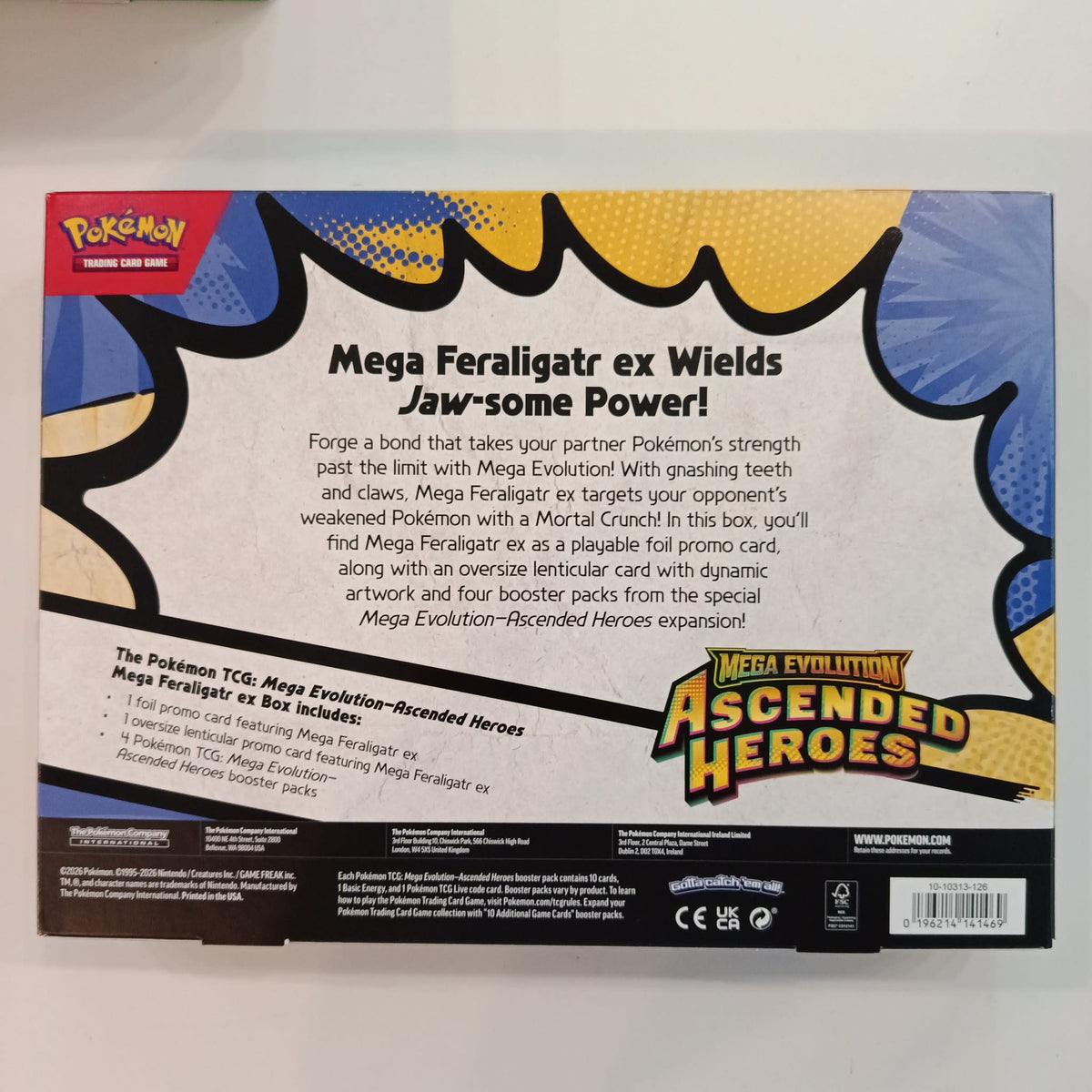 Pokemon Mega Evolution Ascended Heroes Mega Feraligatr ex Collection Box 2026 (English) - view 2